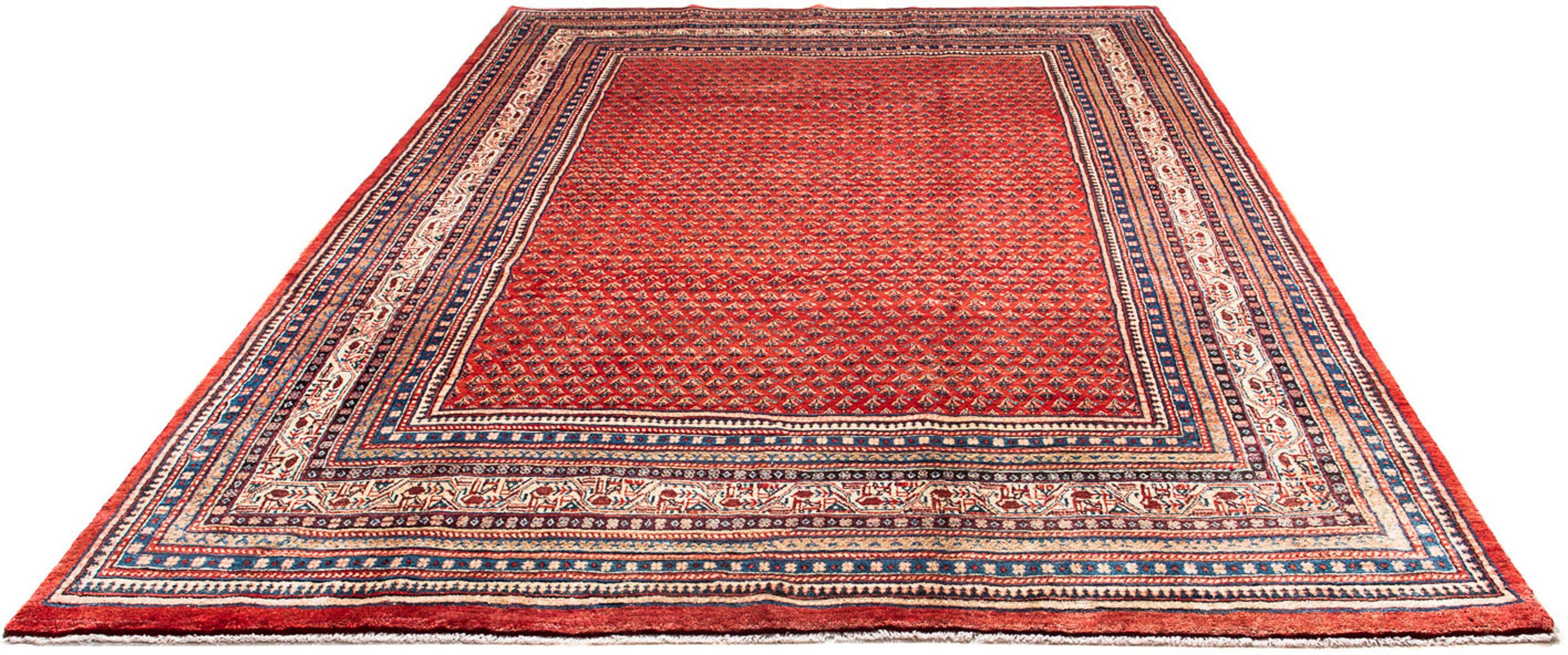 Orientteppich Perser - Mir - 316 x 220 cm - rot, morgenland, rechteckig, Höhe: 10 mm, Wohnzimmer, Handgeknüpft, Einzelstück mit Zertifikat