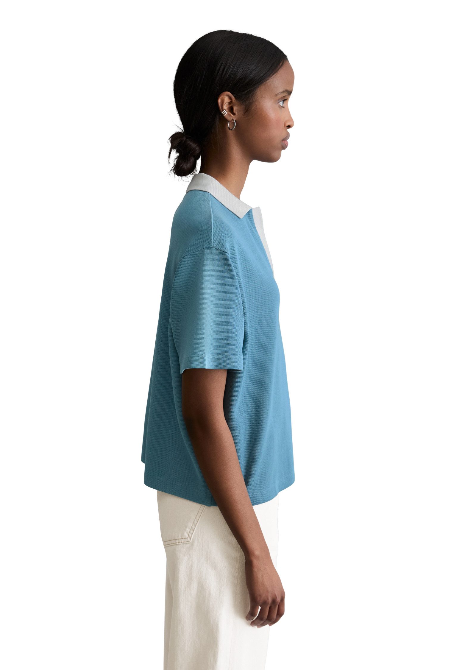 Marc O'Polo DENIM Poloshirt aus reiner Bio-Baumwolle