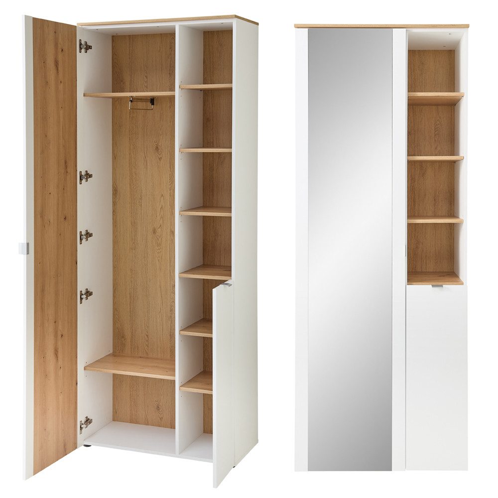 Lomadox Garderoben-Set BLISS-36, (Spar-Set, 3-St., Garderobenschrank günstig online kaufen