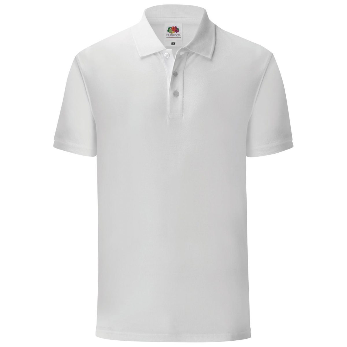 Fruit of the Loom Poloshirt Fruit of the Loom Iconic Polo weiß