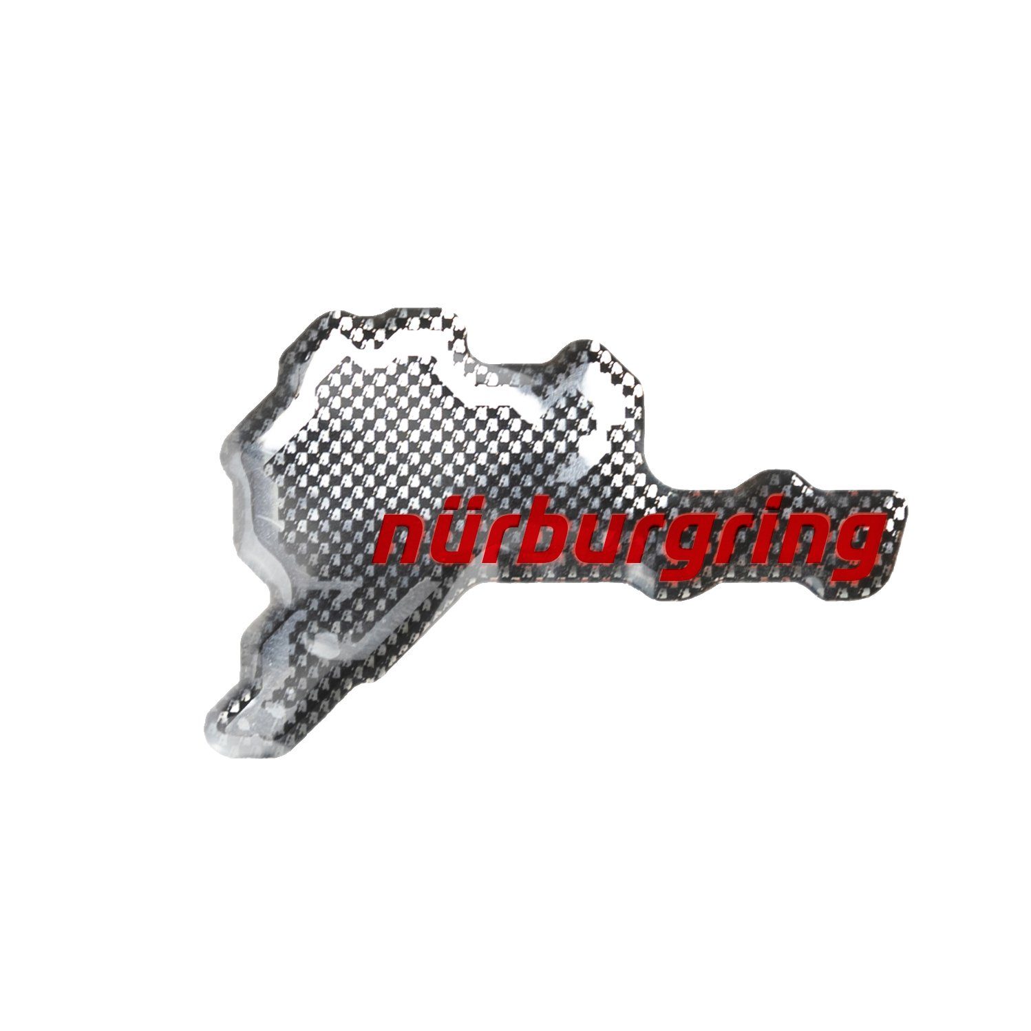 Nürburgring Aufkleber NÜRBURGRING - Aufkleber - Logo Modern 3D - 6 cm