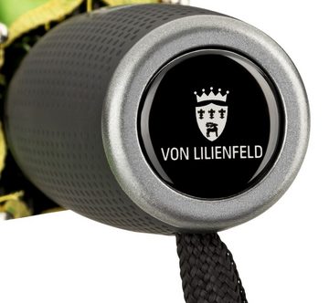 von Lilienfeld Taschenregenschirm Motivschirm Bananenblatt Windfest Auf-Zu-Automatik Stabil Leicht, Motivschirm