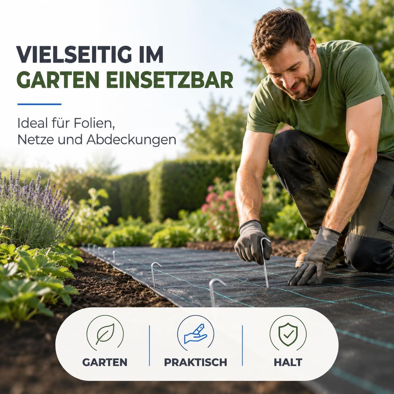 TK Gruppe Zelthering 20 Zeltheringe aus Stahl, 18 cm, für Camping und Garten, (1-St) – Bild 5 von 5