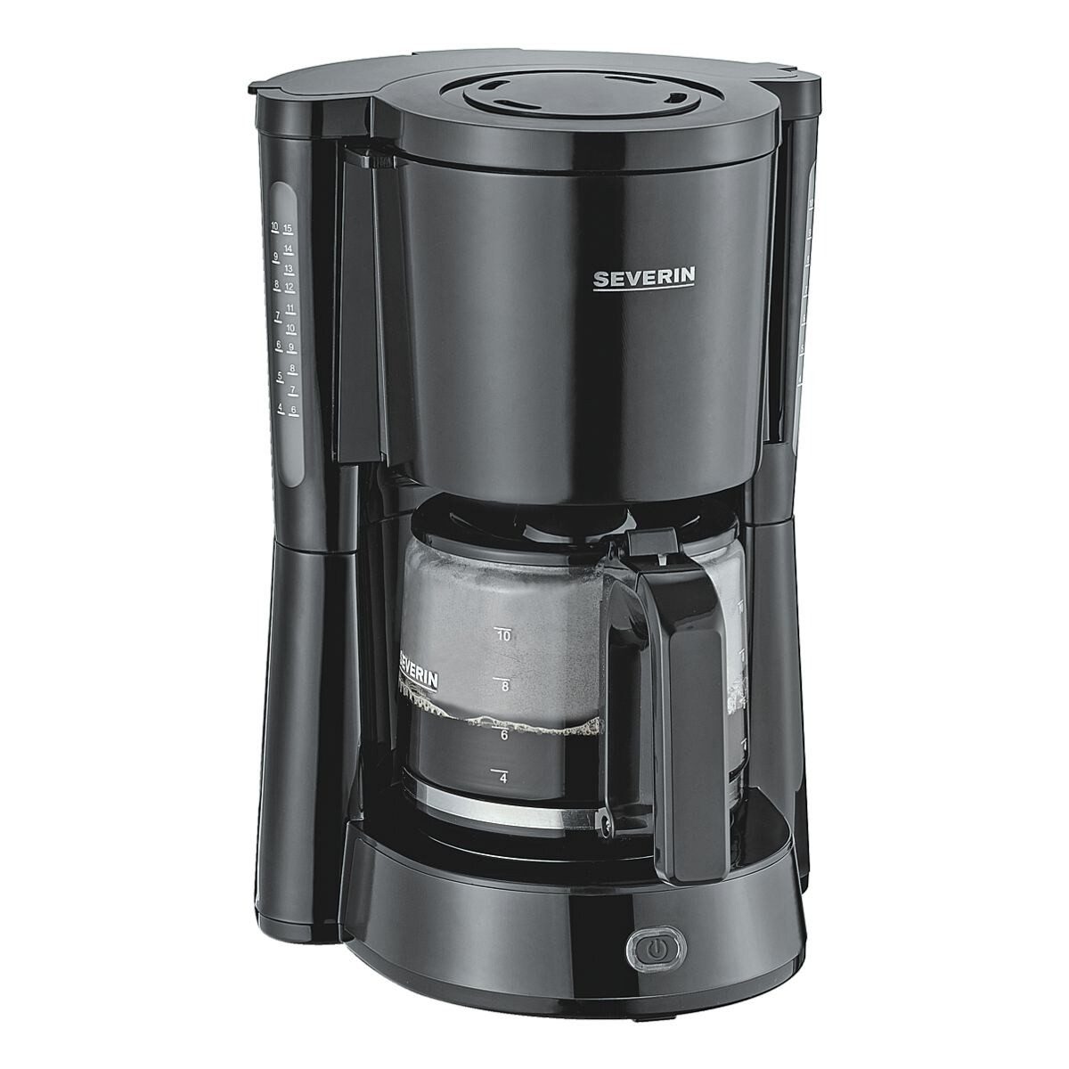 Severin Filterkaffeemaschine, 1.25l Kaffeekanne, mit Glaskanne, bis 10 Tassen, 1000 Watt
