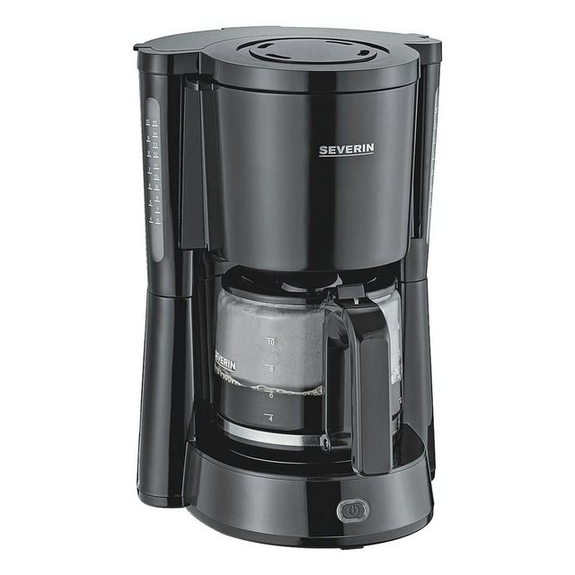 Severin Filterkaffeemaschine KA 4815, 1.25l Kaffeekanne, mit Glaskanne, bis 10 Tassen, 1000 Watt