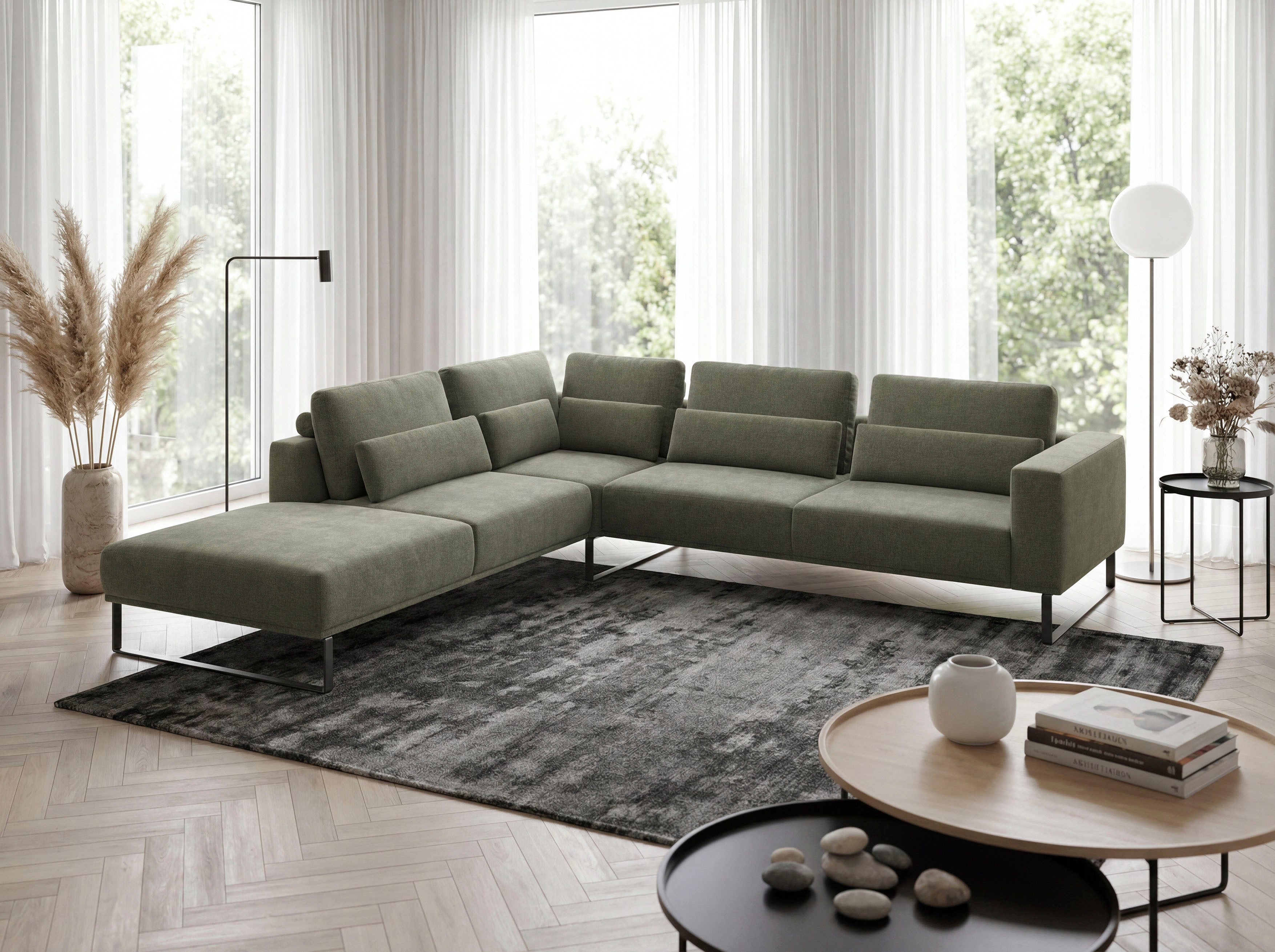 Musterring Ecksofa JUSTB! PM100, stilvoller Lounge-Komfort von Musterring, Kollektion Bettina Zimmermann, optionaler Sitzvorzug & Fuß-Auswahl