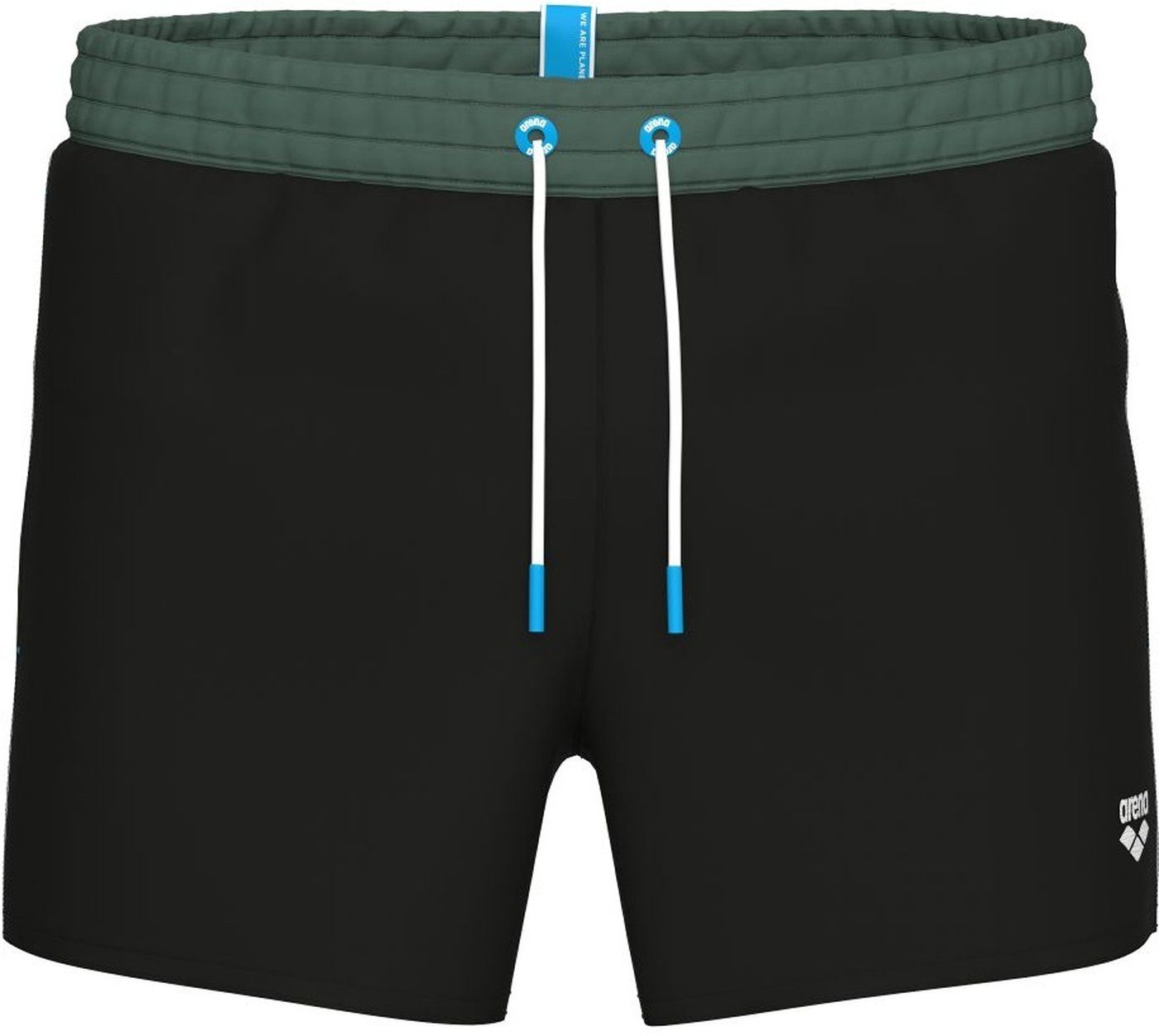 Arena Badeshorts M ARENA TAPES BEACH X-SHORT BLACK-SOFT GREEN