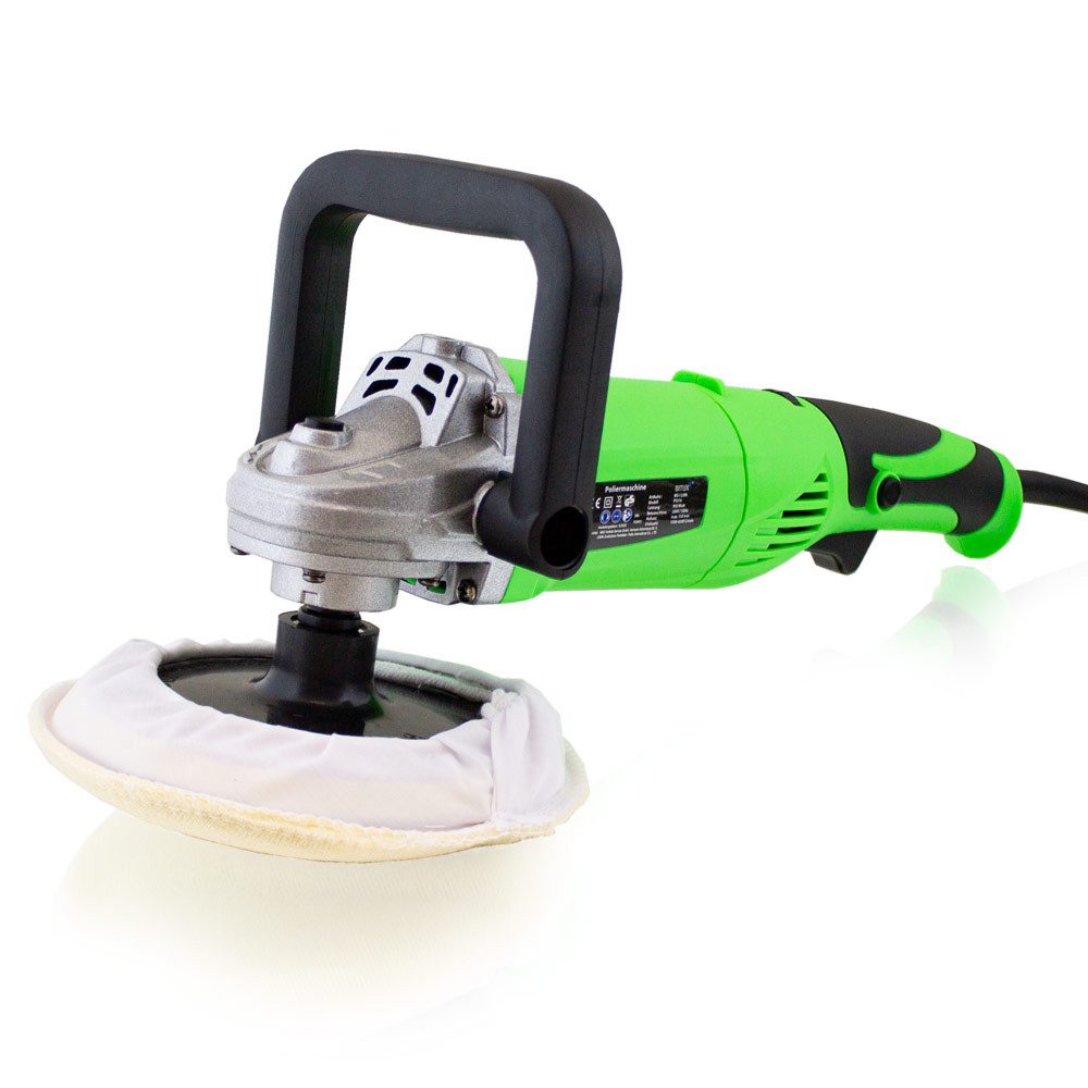 Bituxx Rotationspoliermaschine Autopoliermaschine mit manu. Drehzahlregelung 950W, 1500 min. U/min, 4200 max. U/min, (MS-12206)