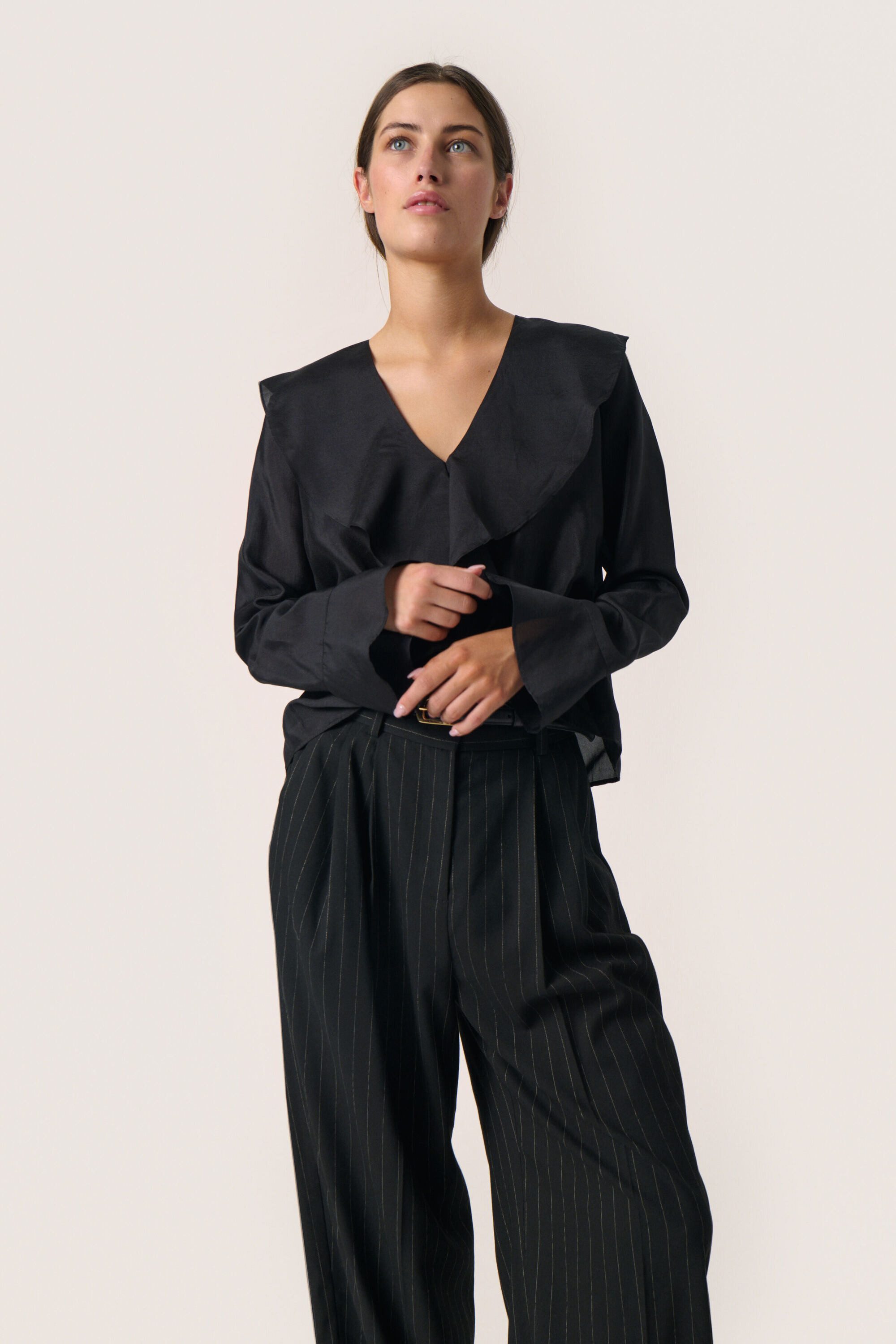 SOAKED IN LUXURY Langarmbluse Langarm-Bluse SLKarolina