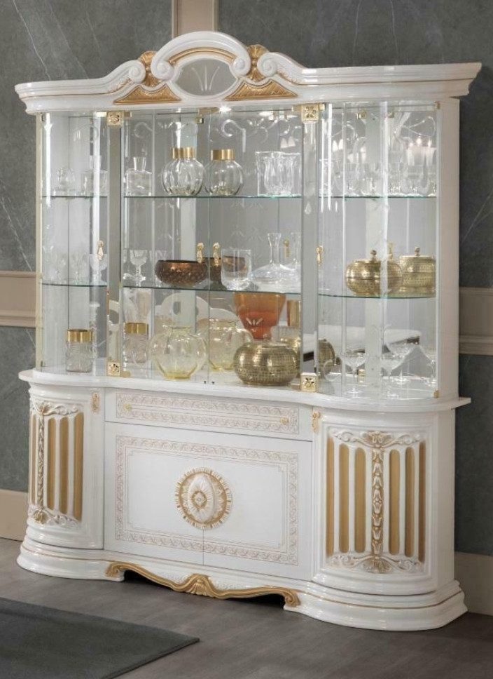 Xlmoebel Glasvitrine Schränke Glasvitrine Klassische Design Italienische Möbel Sofort (1-St) Hergestellt In Europa