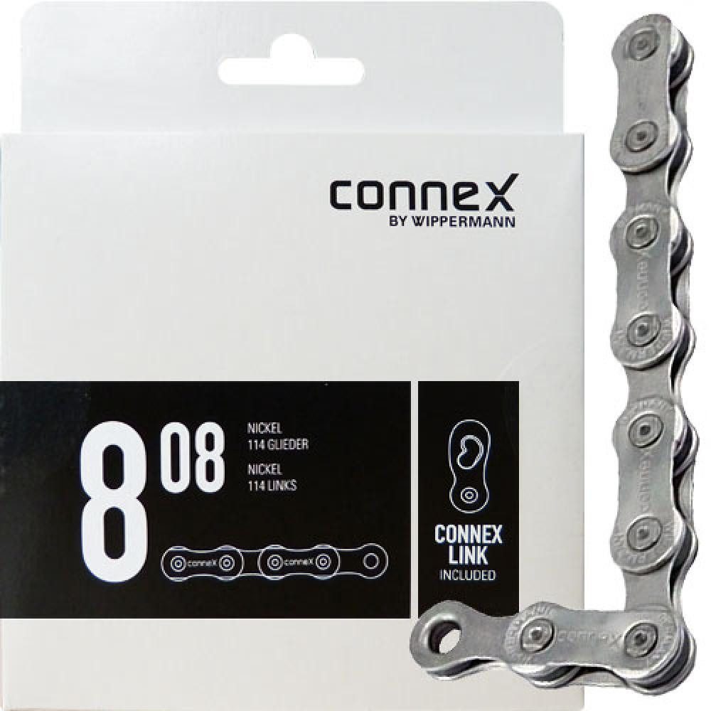 Fahrradkette Connex Wippermann Schaltungskette 808 1/2" x 3/32" 114 Glieder 7,2mm 6