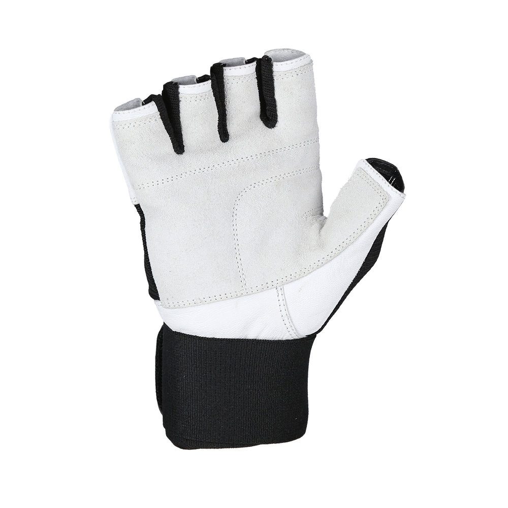 HMS Trainingshandschuhe Fitnesshandschuhe Krafttraining Gewichtheben (Spar-Set, 1-St) Halbfinger, Silikongriff, Handgelenkband