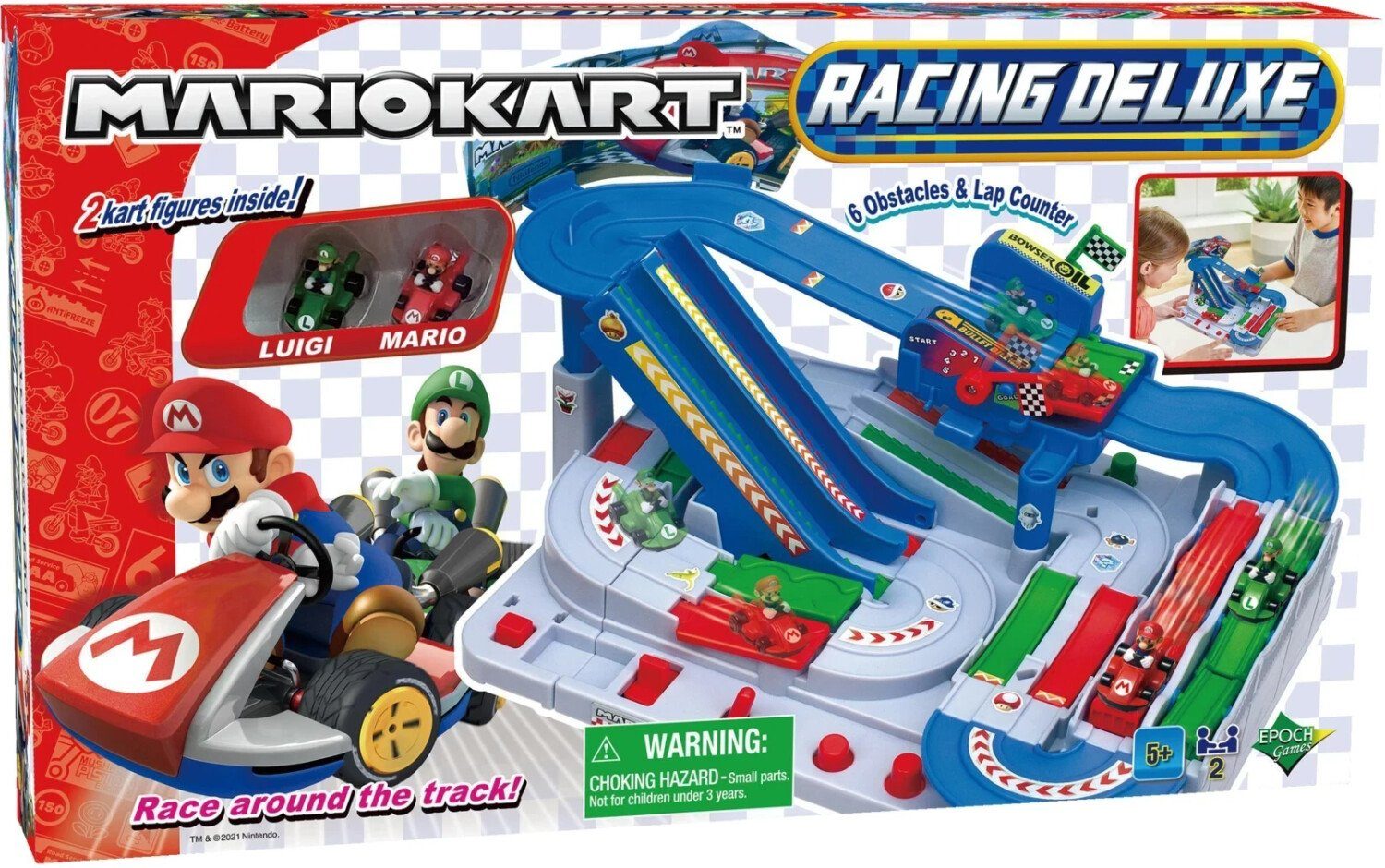 Spiel, Racing Deluxe" Super Kinderspiel "Kart Spieler EPOCH 2 Mario Action-Rennspiel Games