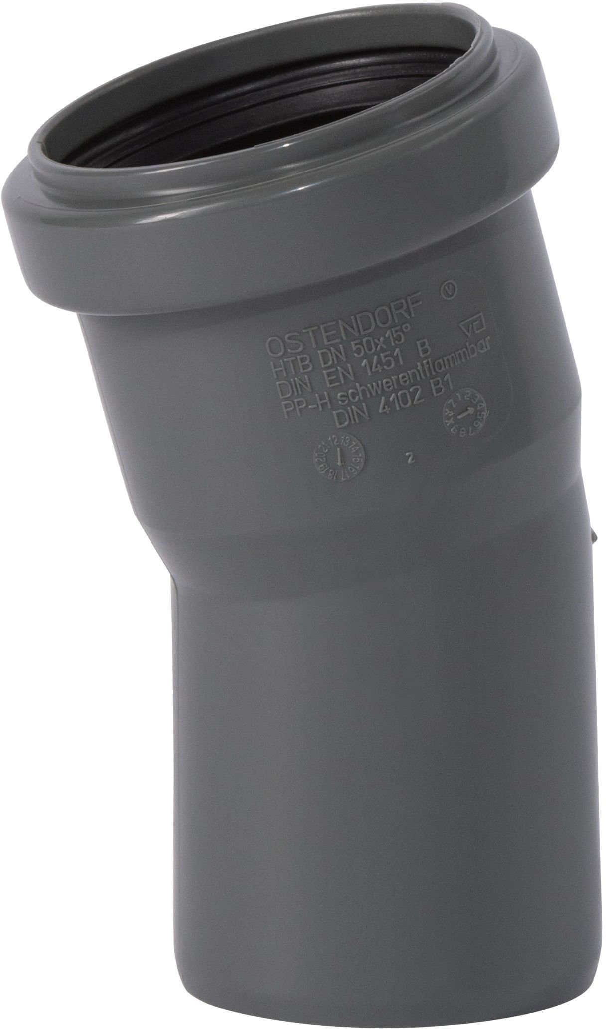 HT-Rohr OSTENDORF HTsafe Bogen DN/OD 50 15 Grad, 172100