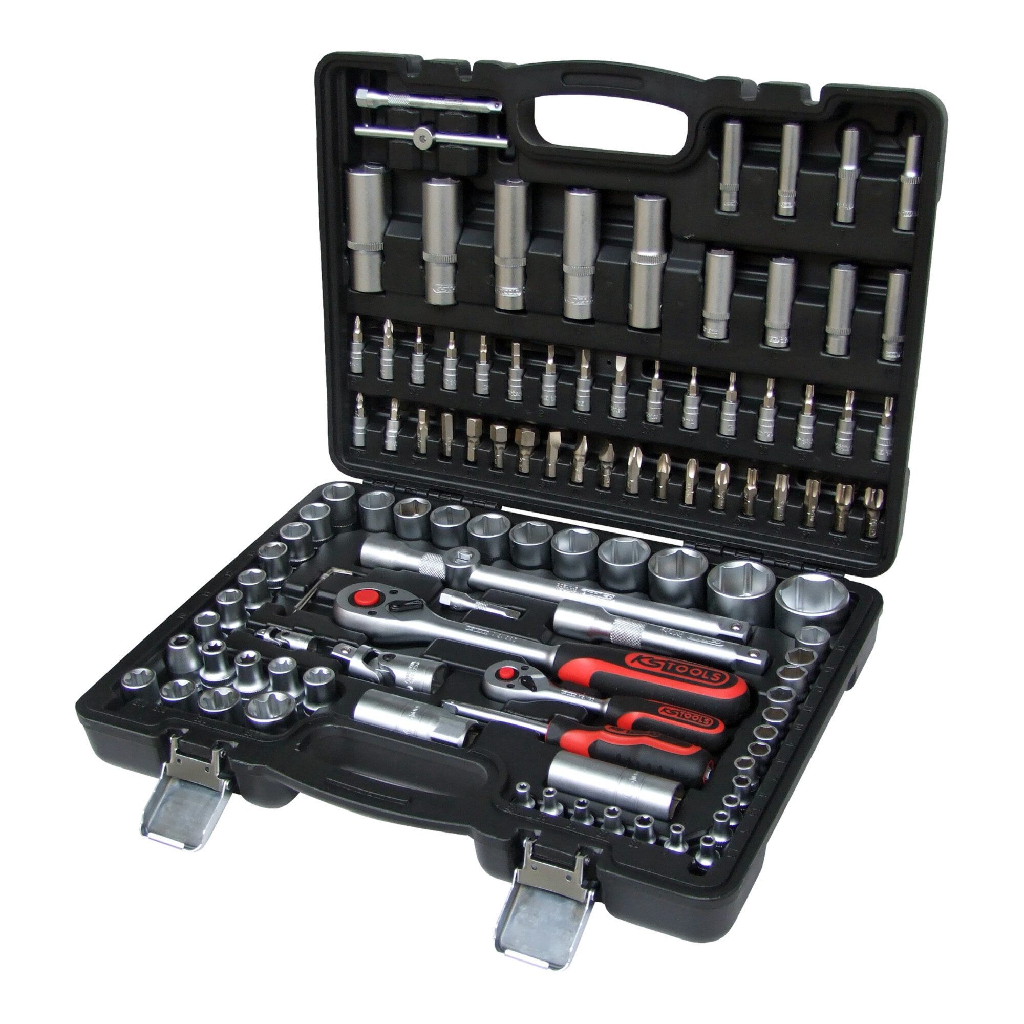 KS Tools Steckschlüssel KS Tools 1/4" +1/2" Steckschlüssel-Satz, 108-teilig