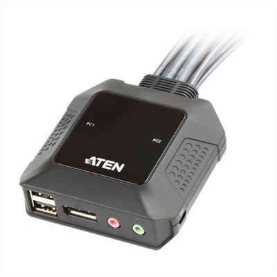 Aten »CS22DP 2-Port USB DisplayPort KVM Switch« Computer-Adapter