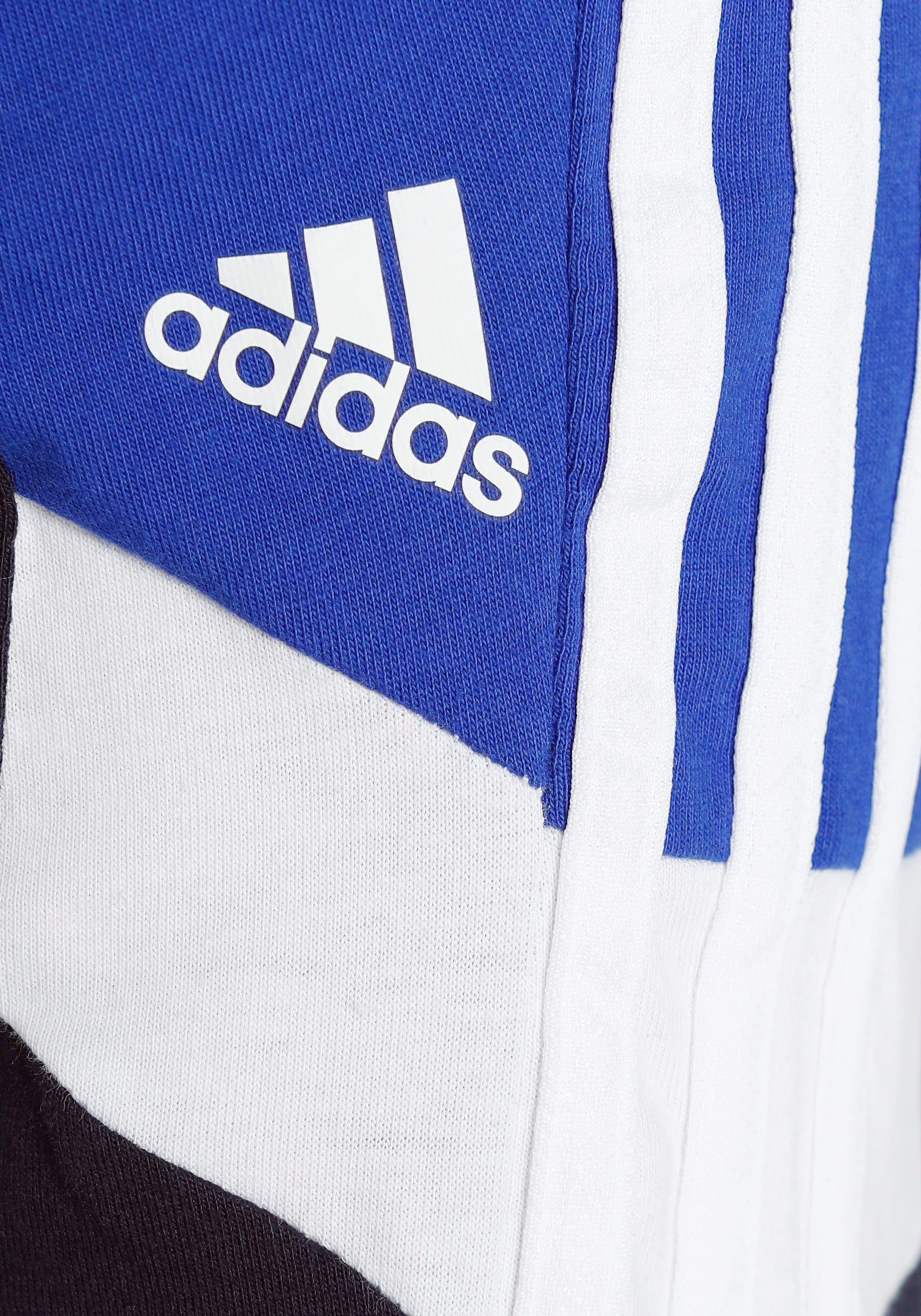 Blue Shorts COLORBLOCK / 3-STREIFEN Legend REGULAR (1-tlg) Lucid Ink FIT White Sportswear Semi / adidas