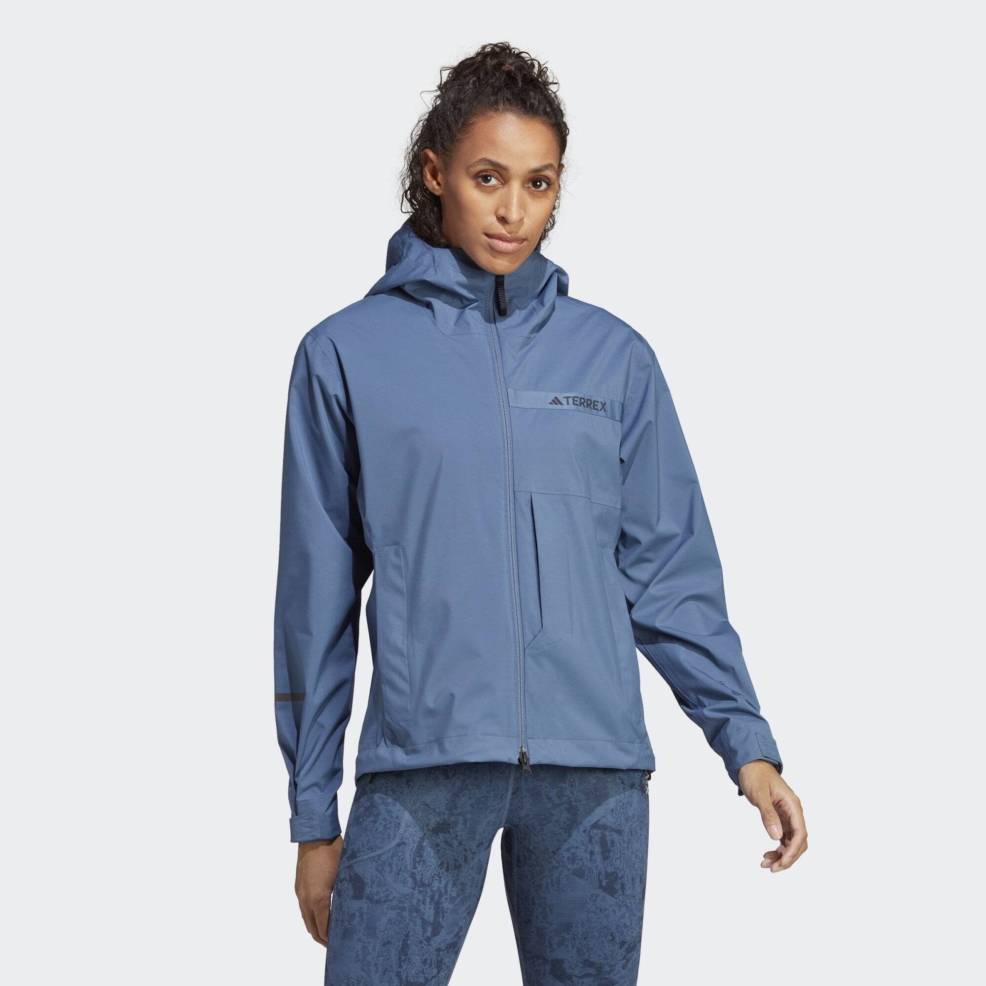 adidas TERREX Outdoorjacke TERREX MULTI RAIN.RDY 2.5-LAYER REGENJACKE Wonder Steel | 