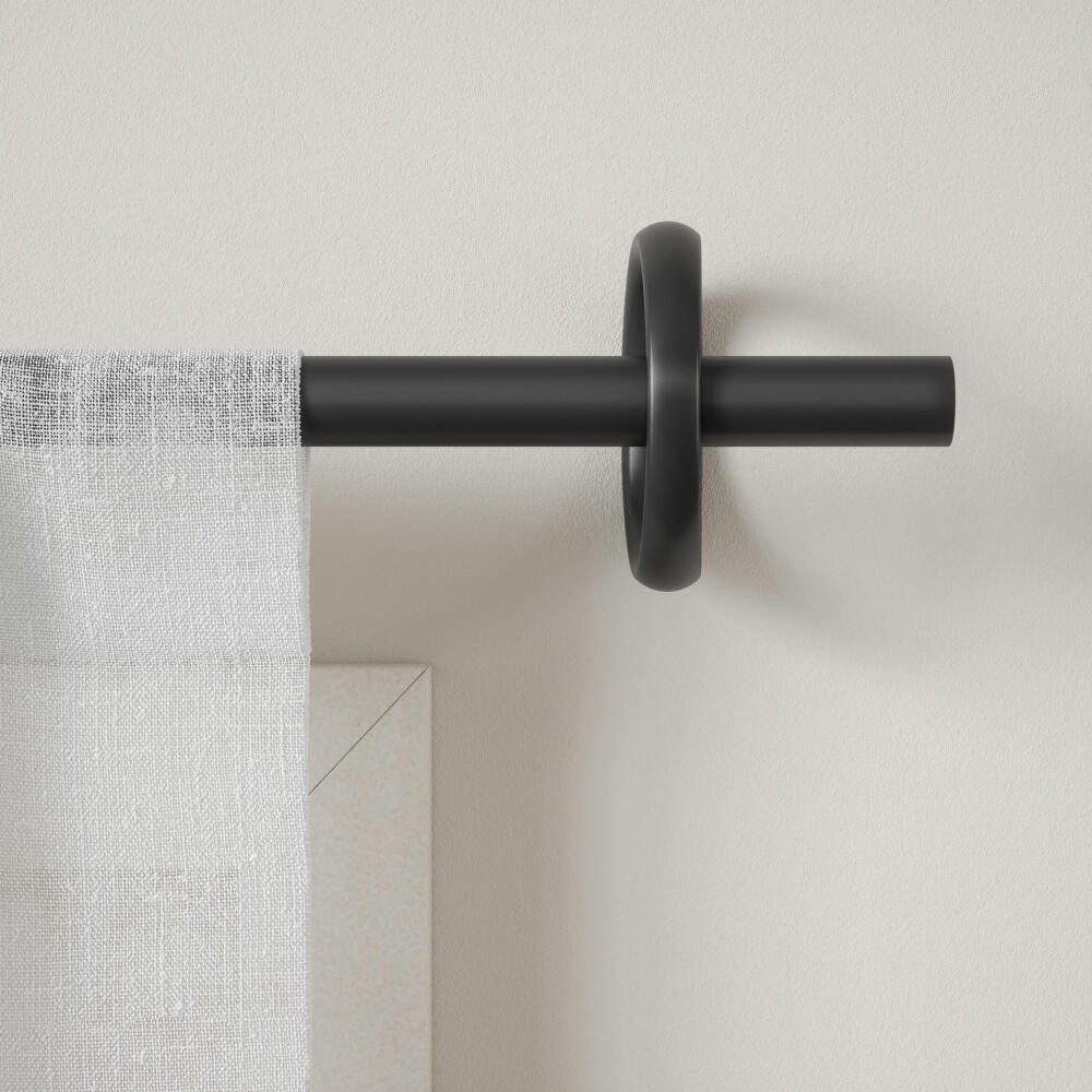 Umbra Gardinenstange Ringlet Schwarz, 107-305 cm, günstig online kaufen