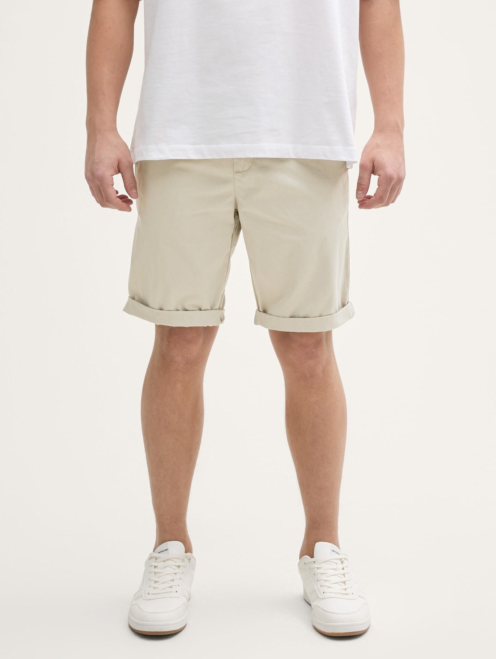 Shorts Regular Shorts mit Gummibund aus Baumwolle