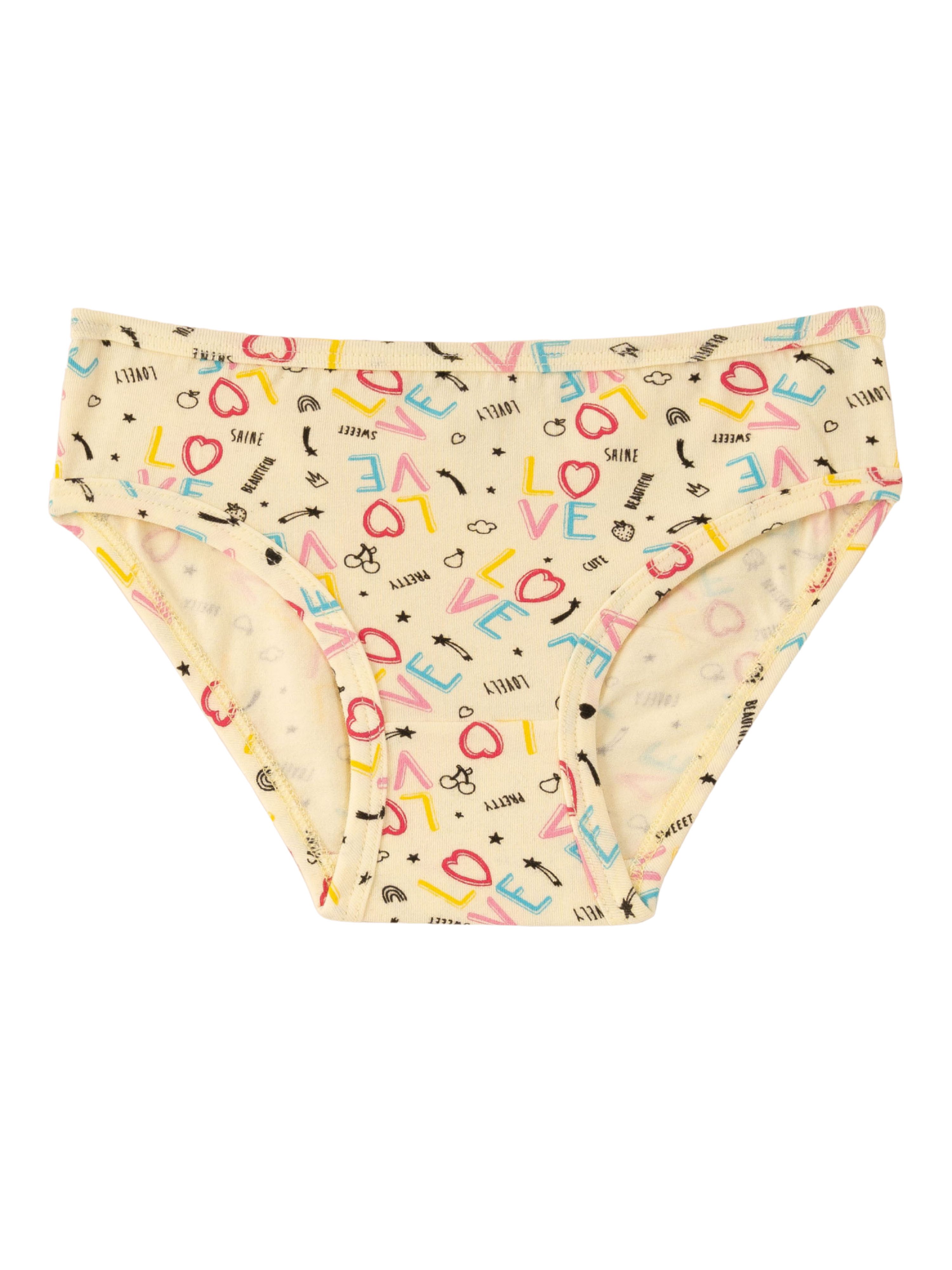 natuline Slip 3er-Pack für Kinder Mädchen Weiß Feinripp-Qualität (Set, 3-St., 3er-Pack, Slips) Unterwäsche, Unterhose aus Baumwollmischung mit Häkel