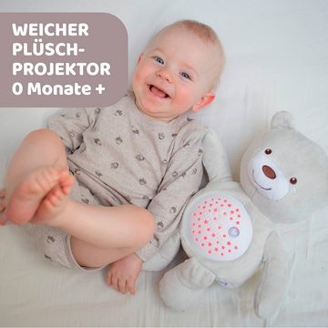 Chicco Kuscheltier First Dreams Baby Bear, Beige, mit Lichtprojektion und Soundfunktion