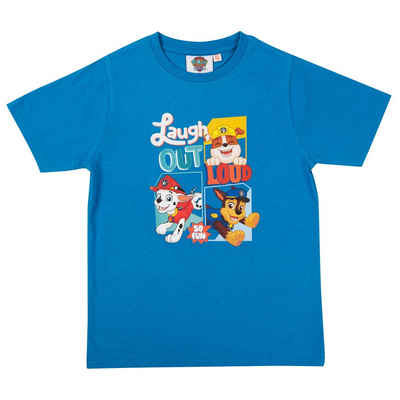 United Labels® T-Shirt Paw Patrol T-Shirt für Jungen – Laugh out loud Blau