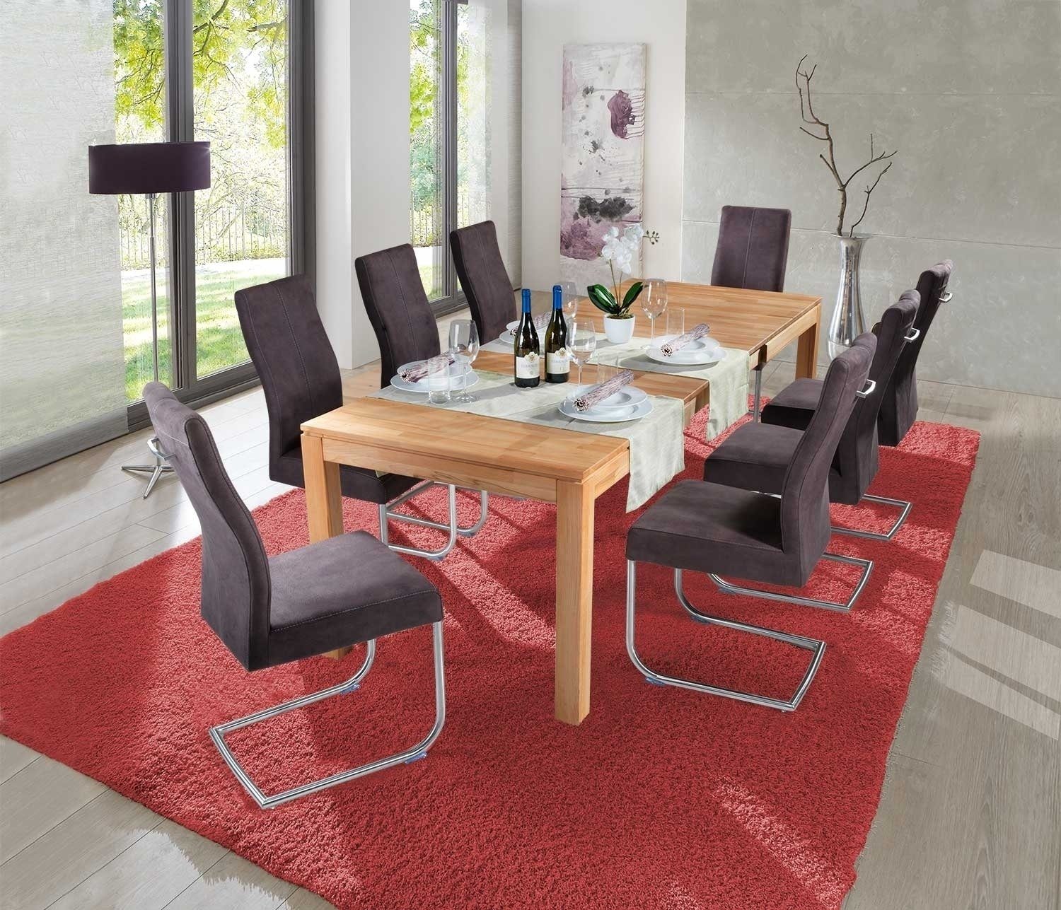 G+K Möbelvertriebs GmbH Esstisch HOLM, ausziehbar, braun, Kernbuche, Breite günstig online kaufen