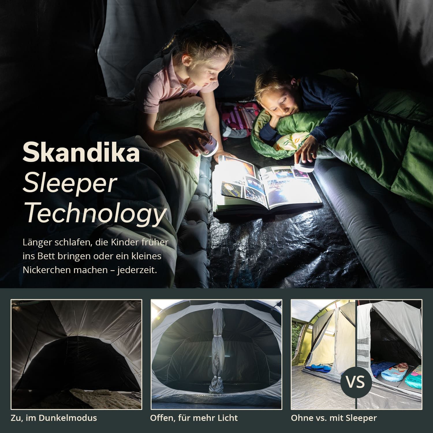 Skandika Tunnelzelt Casablanca 8 Sleeper Protect, günstig online kaufen