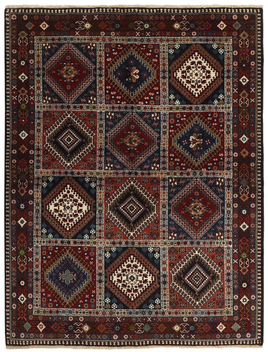 Orientteppich Yalameh 155x193 Handgeknüpfter Orientteppich / Perserteppich, Nain Trading, rechteckig, Höhe: 12 mm