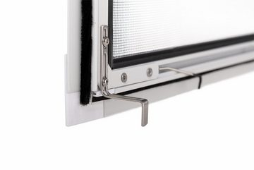 empasa Insektenschutz-Fensterrahmen FLEX XL, Fliegengitter Fenster flächenbündig für flächenversetzte Fenster