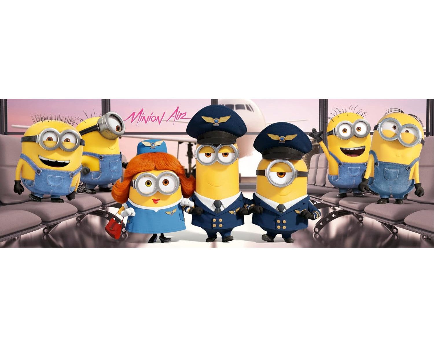 Clementoni® Puzzle Puzzle Minions 1000 Teile Panoramaformat, 1000 Puzzleteile