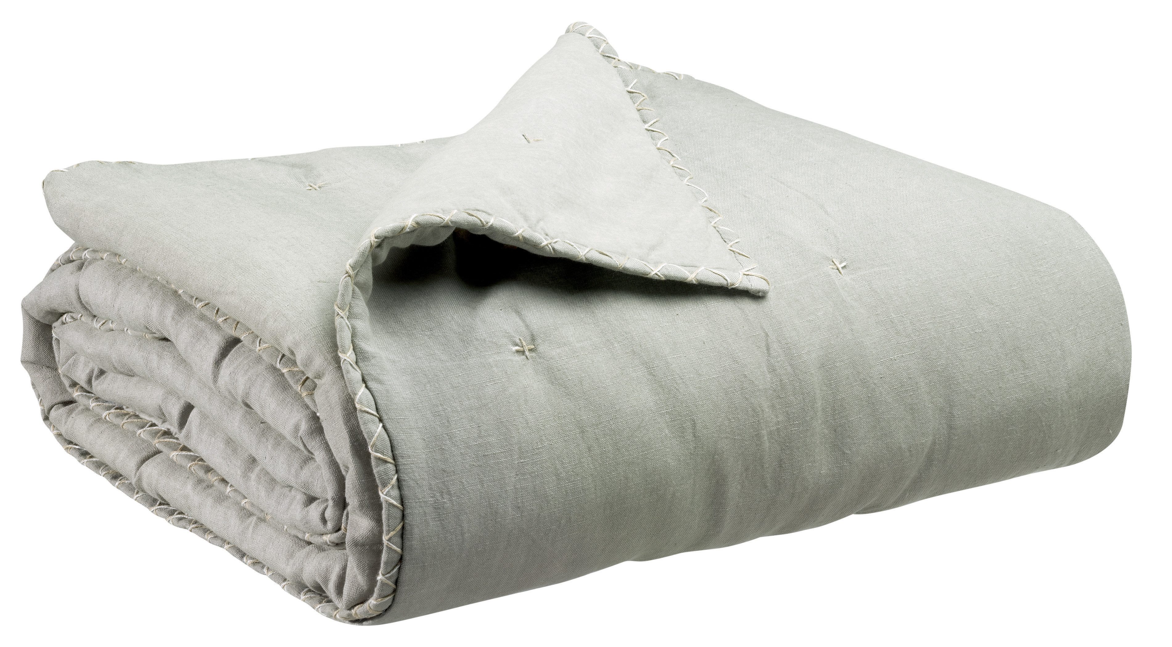 Wohndecke hochwertiger Überwurf/Plaid aus 55% Baumwolle und 45% Leinen, Viv günstig online kaufen