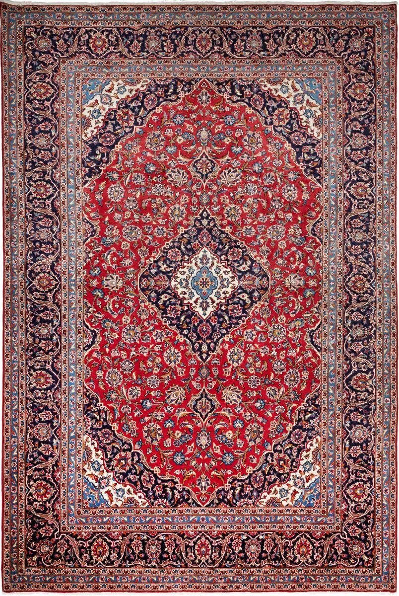 Orientteppich Keshan Ardekan 246x362 Handgeknüpfter Orientteppich / Perserteppich, Nain Trading, rechteckig, Höhe: 12 mm