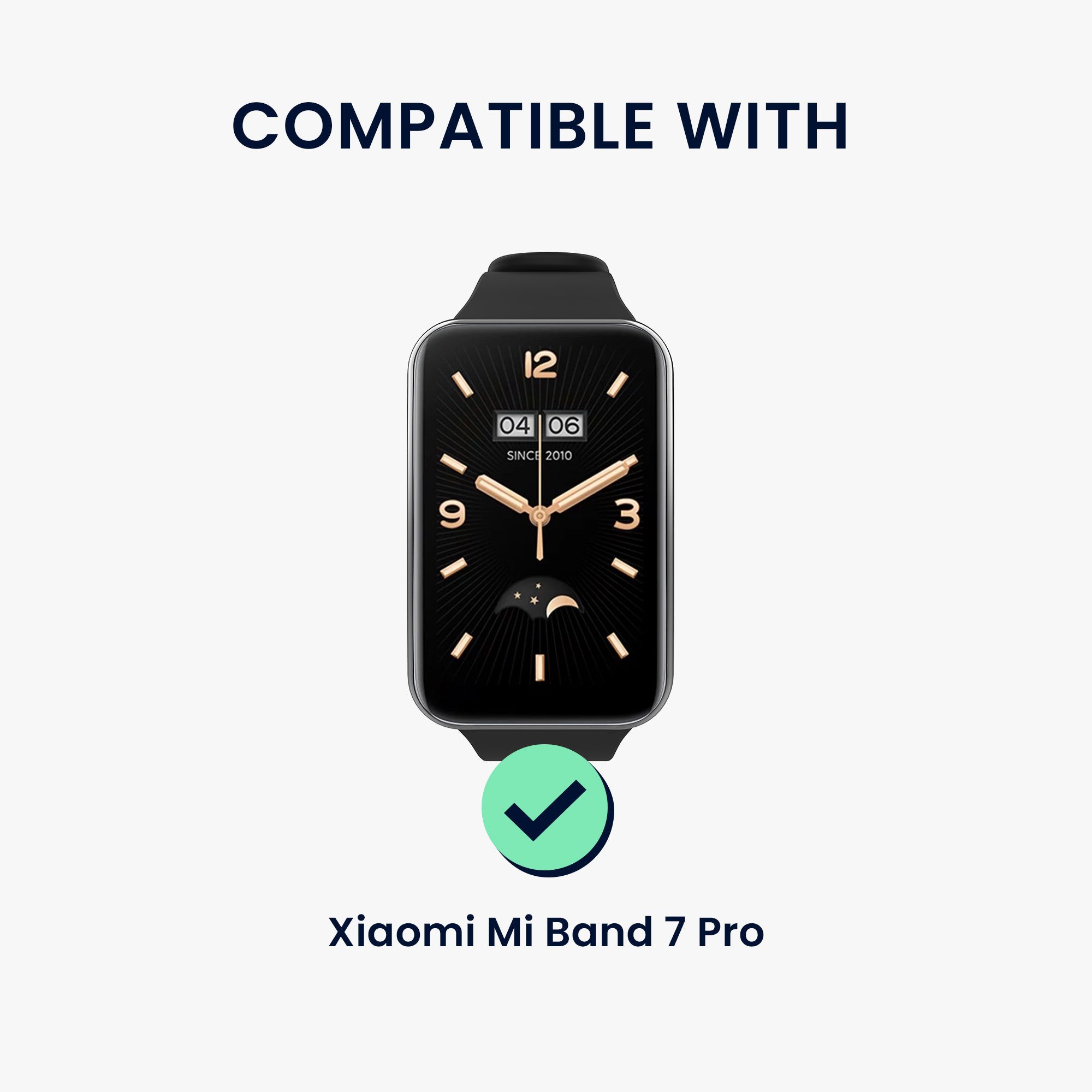 kwmobile kwmobile Echtleder Uhrenarmband für Xiaomi Mi Band 7 Pro Armband - Smartwatch, 1-tlg., Leder Armband für Xiaomi Mi Band 7 Pro