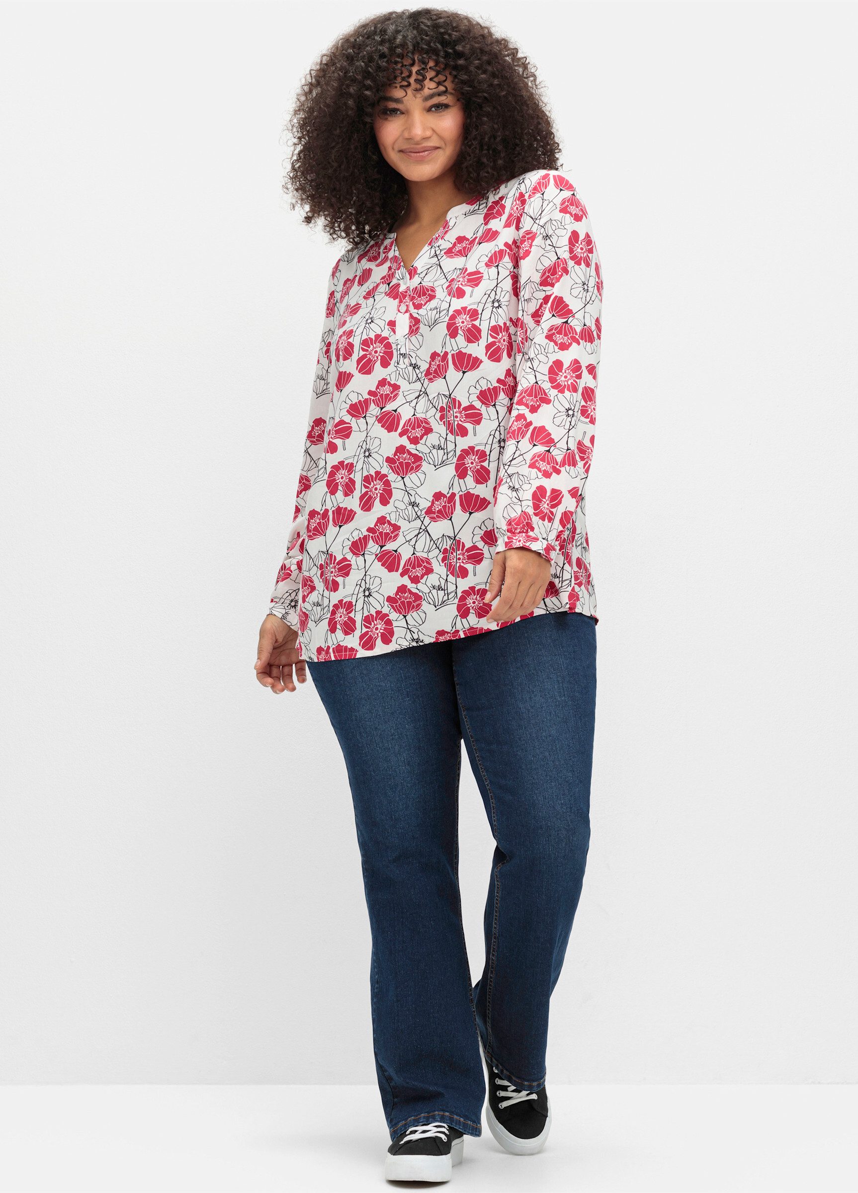 Sheego Klassische Bluse Tunika günstig online kaufen