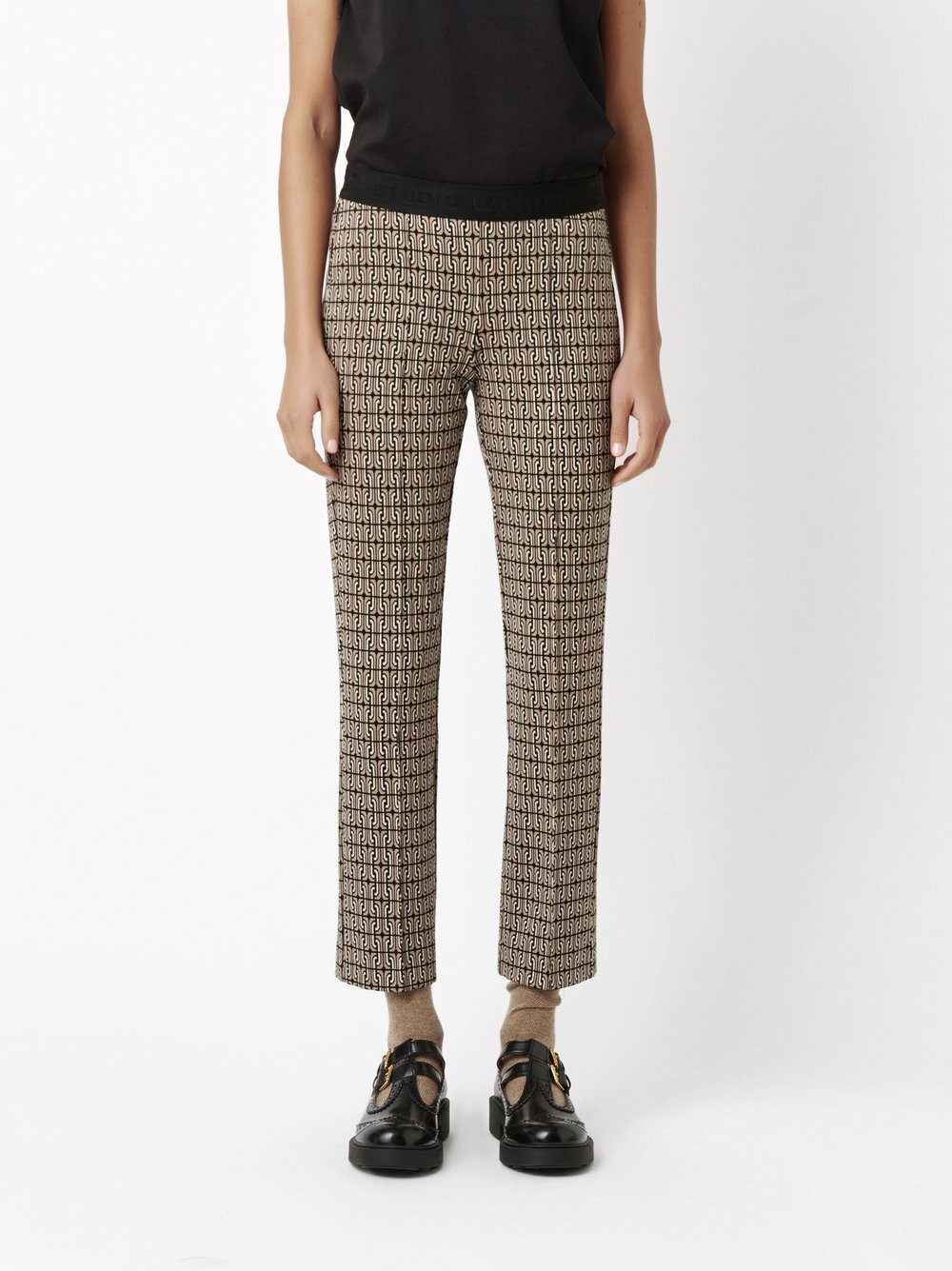 ROSNER Stretch-Hose Alisa_296 (1-tlg) mit grafischem Muster