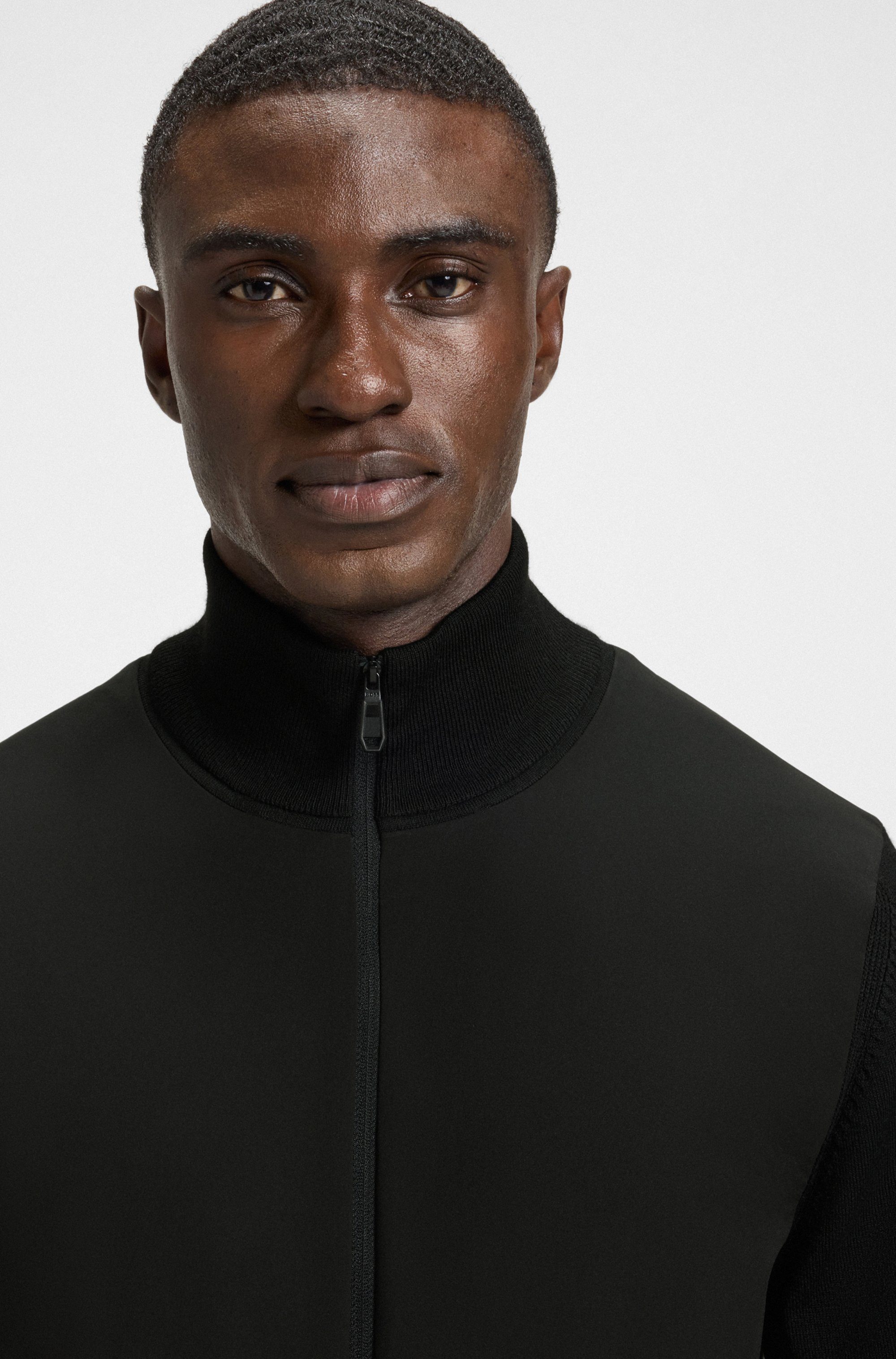 BOSS GREEN Hybridjacke Momentum regular fit, mit Stehkragen günstig online kaufen