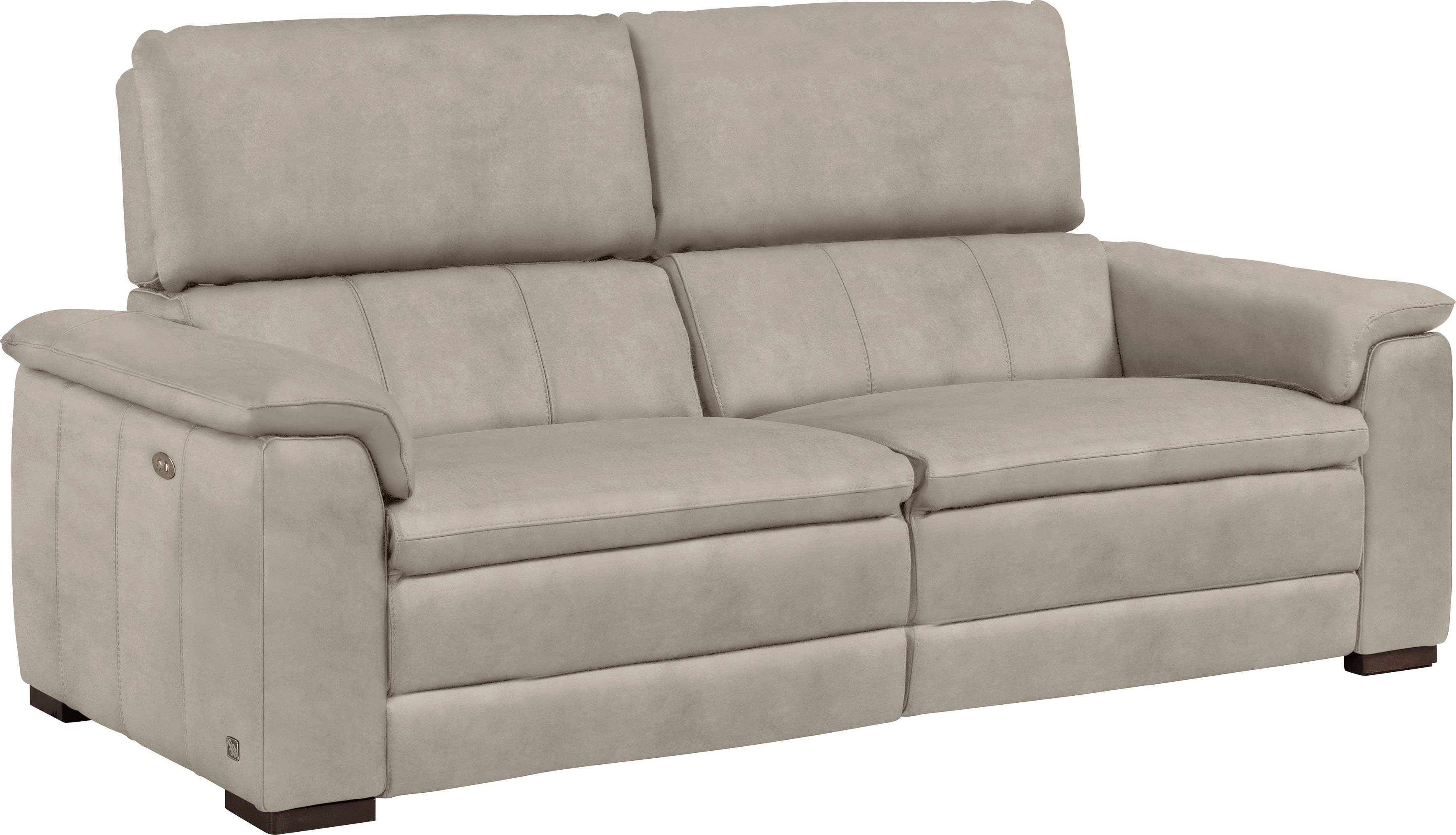 Egoitaliano 2,5-Sitzer Capucine, wahlweise mit elektrisch oder manuell verstellbarer Relaxfunktion