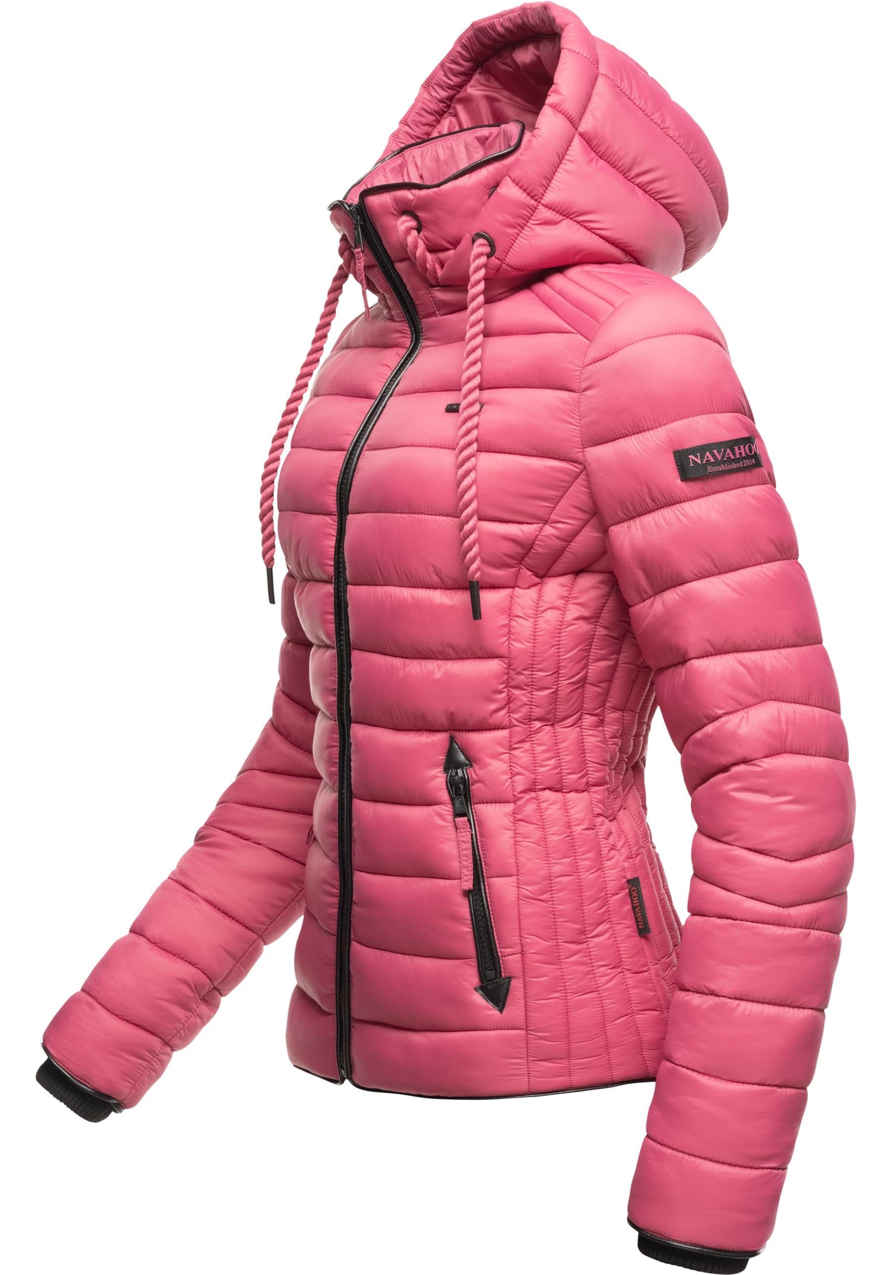 Navahoo Steppjacke Lulana leichte Übergangsjacke mit Kapuze – Bild 2 von 5