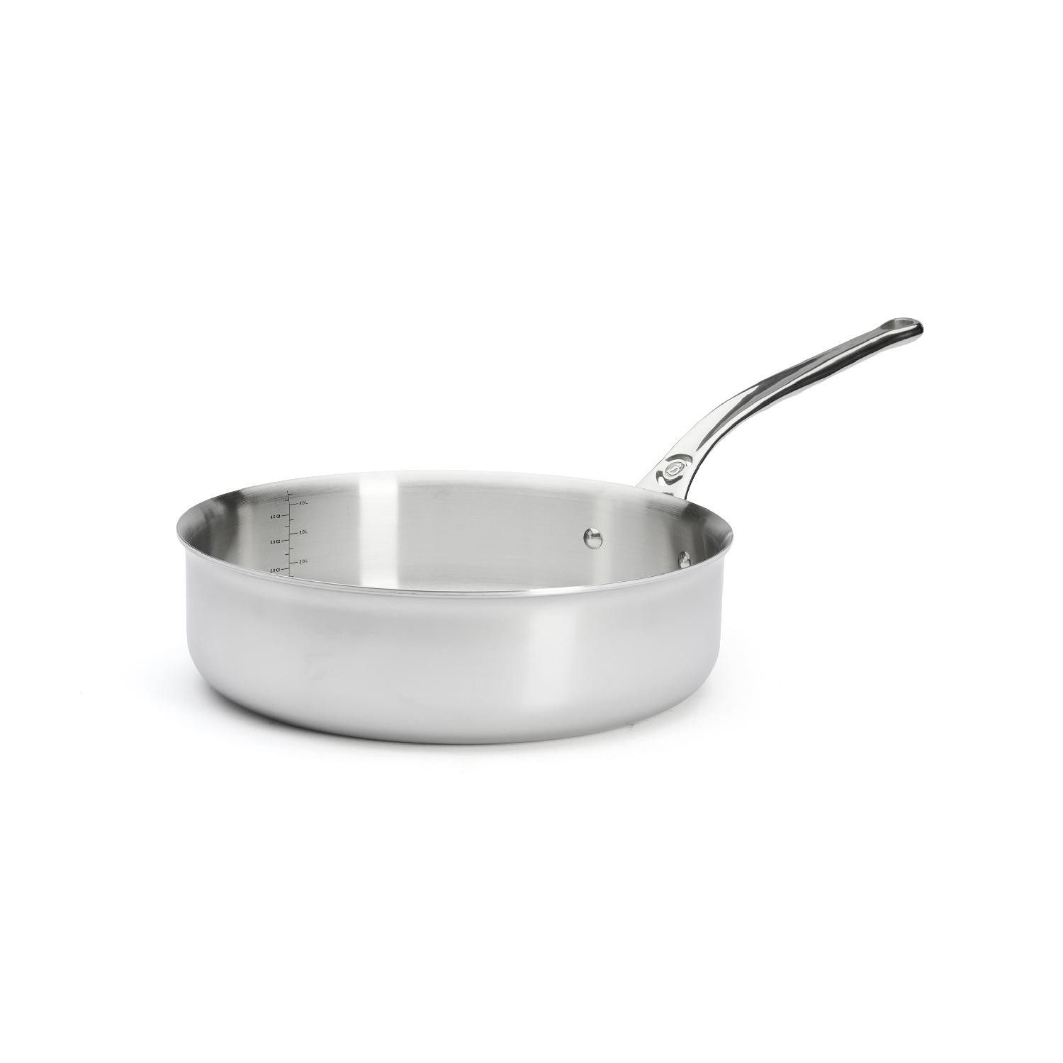 de Buyer Sauteuse De Buyer GERADE SAUTEUSE AFFINITY, EDELSTAHL, Ø 28 CM