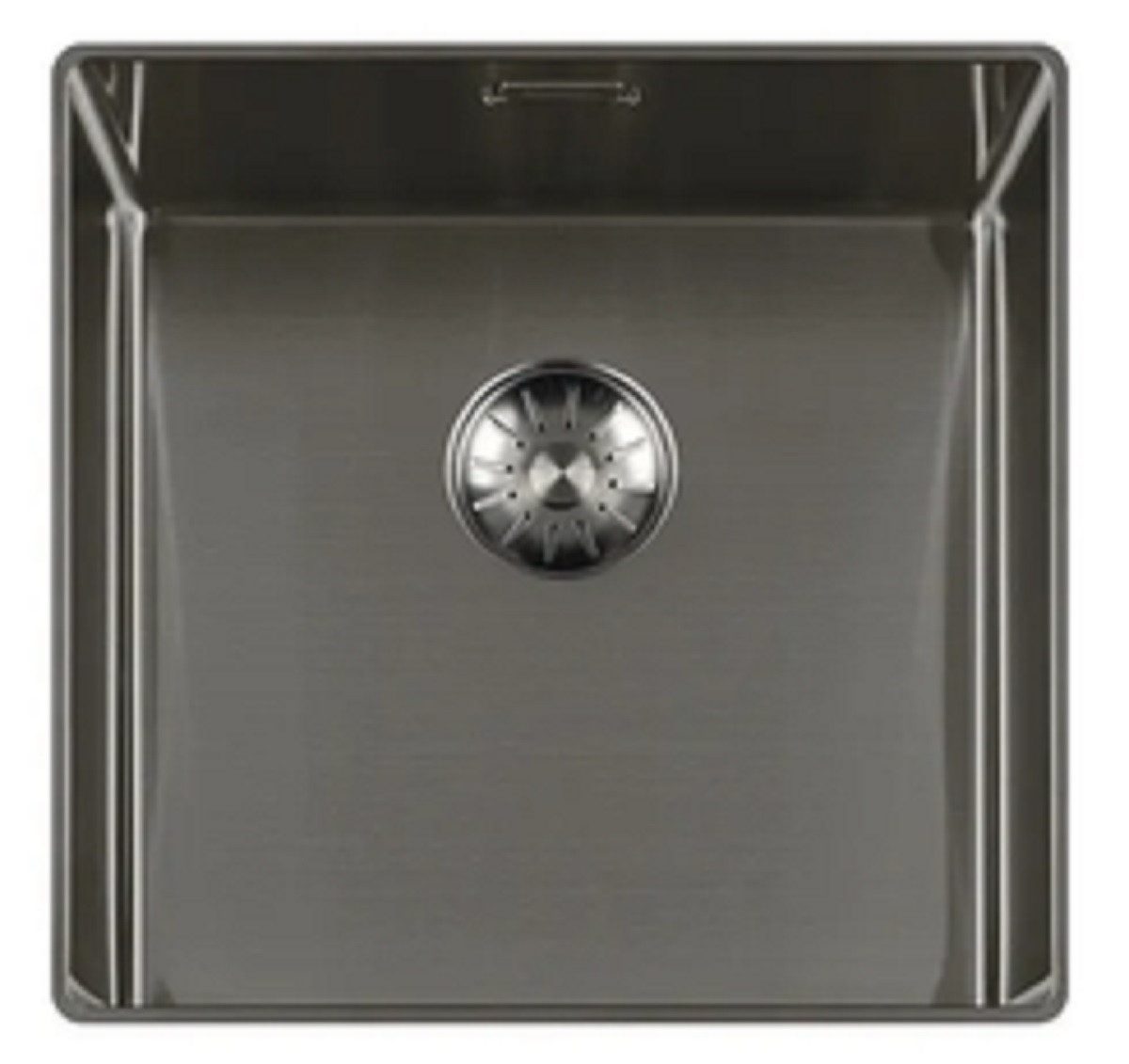 togo Küchenspüle 40SL1016-GunMetal, quadratisch, 41.2/41.2 cm, GunMetal Edelstahl Spüle