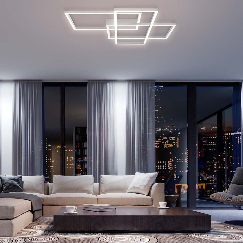 Maytoni LED Deckenleuchte, LED-Leuchtmittel fest verbaut, Warmweiß, Deckenlampe Deckenleuchte Wohnzimmerlampe LED Design