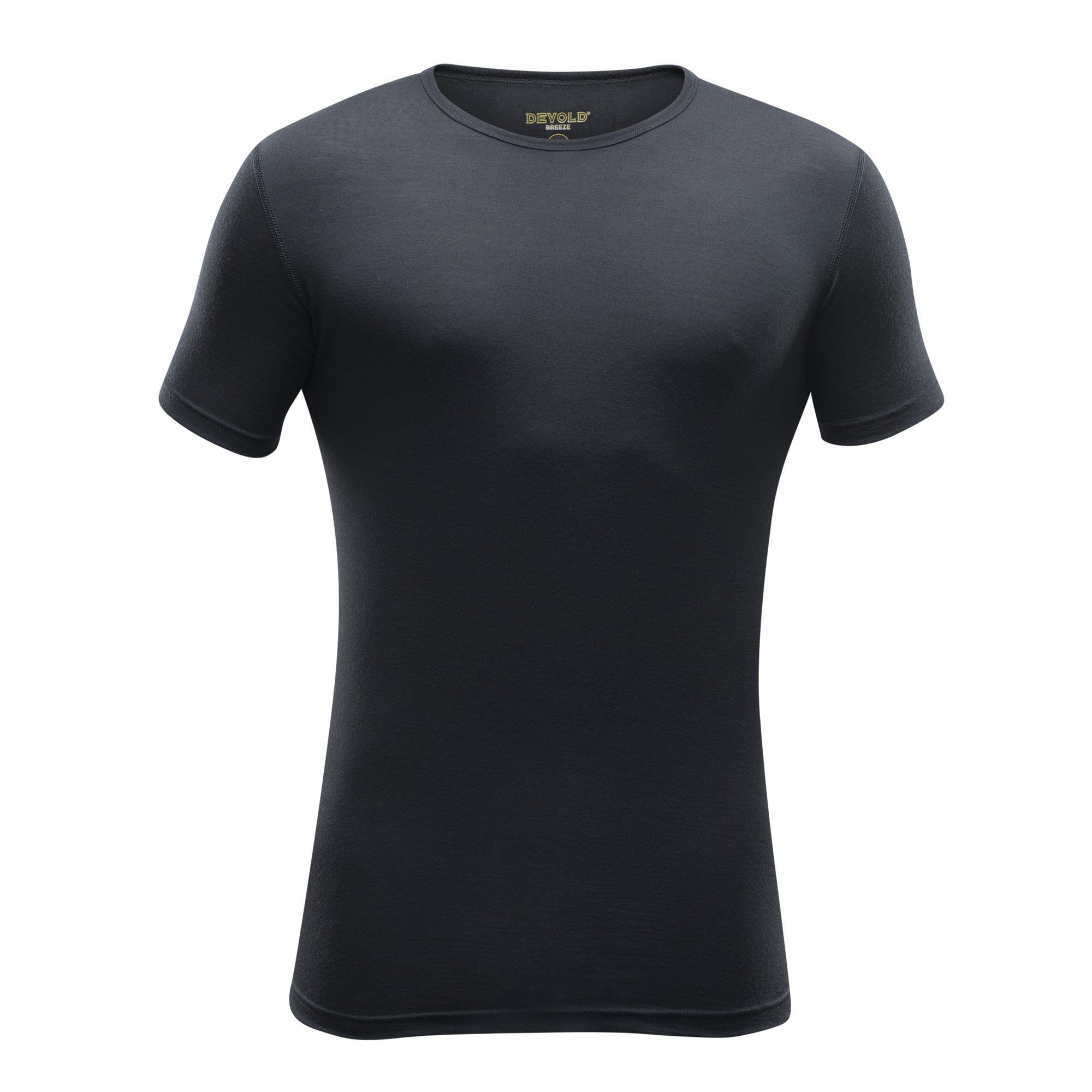 Devold Langarmbluse Devold M Breeze Merino 150 T-shirt Herren Black
