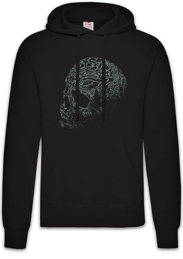 Hoodie Ornament Skull I Herren Hoodie Schädel Dead Death Totenschädel