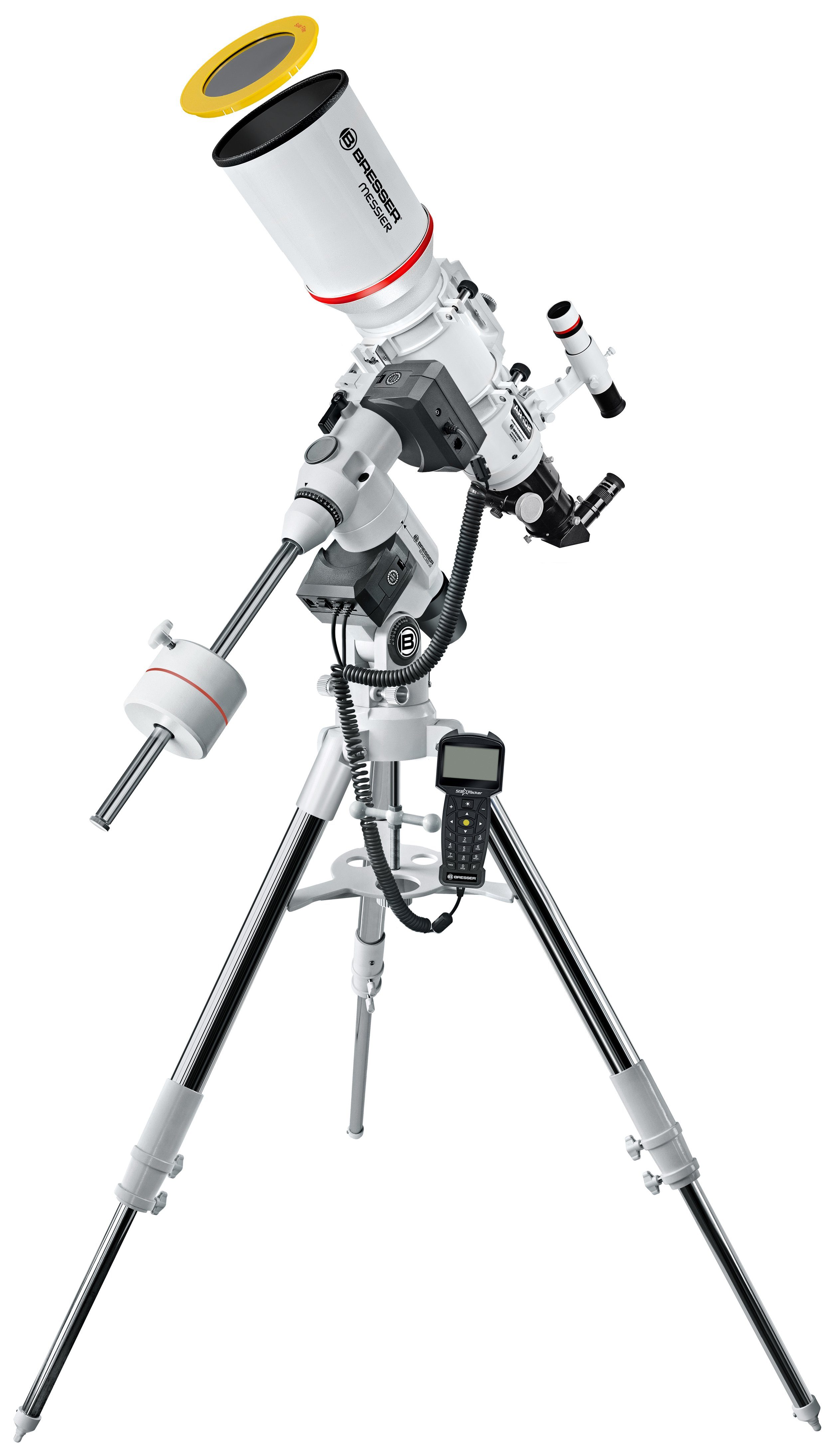 BRESSER Teleskop BRESSER Messier AR-102S/600 EXOS-2 GoTo Hexafoc