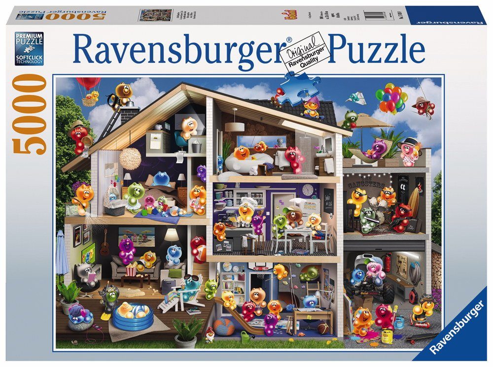Ravensburger Puzzle 5000 Teile Ravensburger Puzzle Gelini Puppenhaus 17434, günstig online kaufen