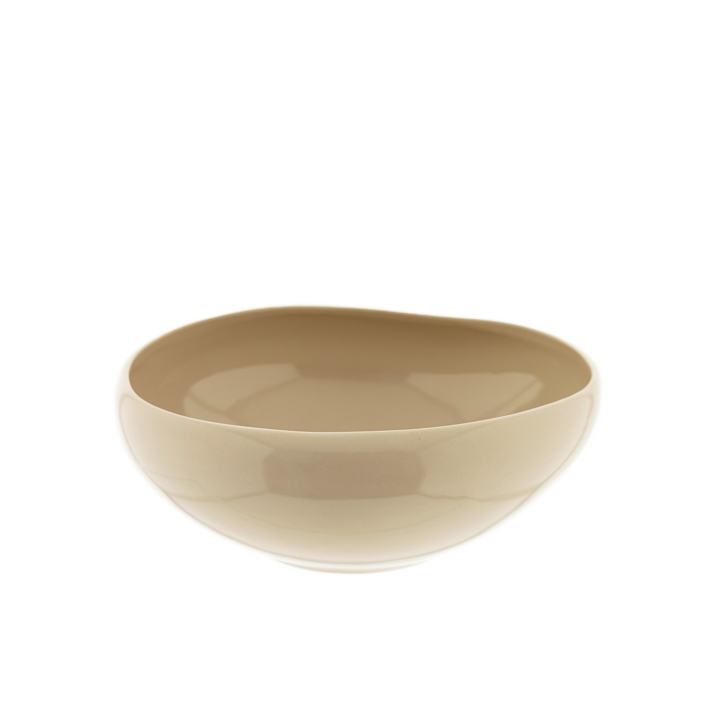 Almina Servierschale Wave Biscuit, Porzellan, (Packung, 1-tlg), aus hochwertigem Porzellan, 23 x 8 cm