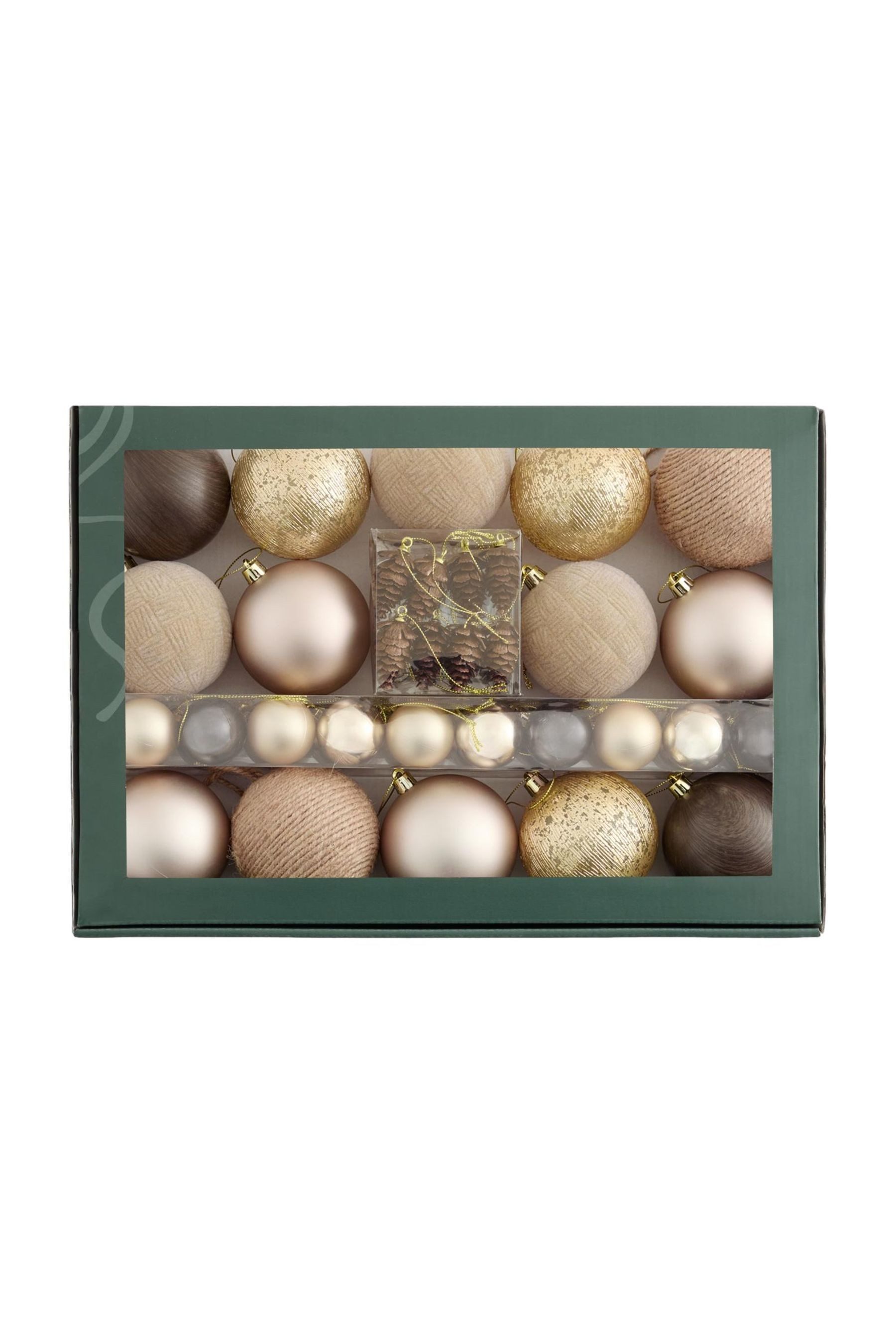 Next Dekokugel 50er-Pack Bruchsichere Weihnachtskugeln
