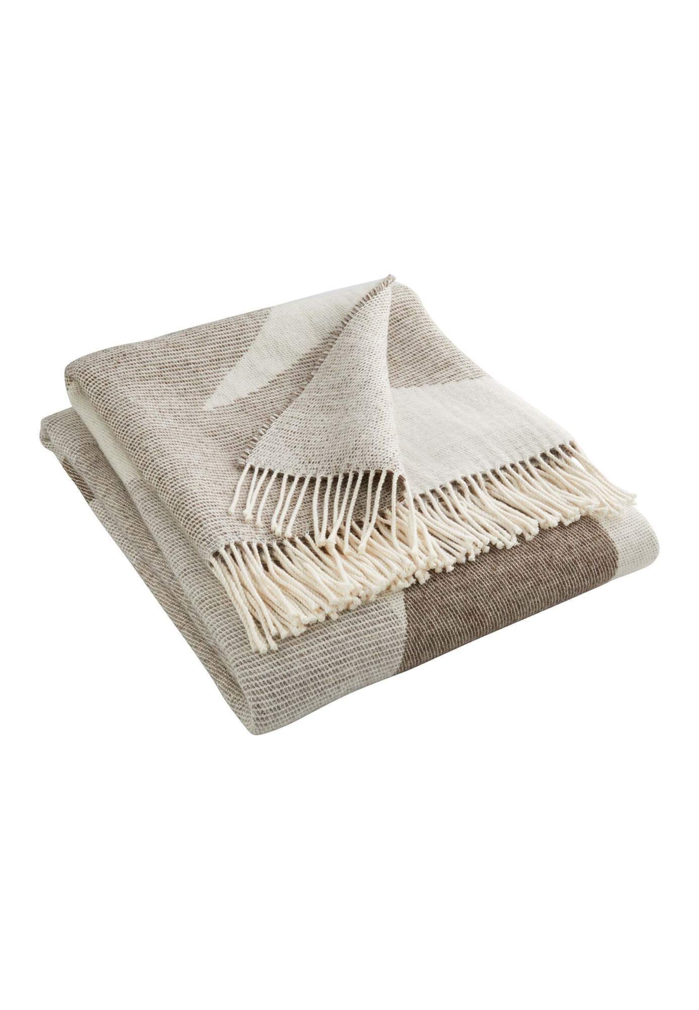 Plaid TALVI aus Bio-Lambswool und Bio-Baumwolle, Hessnatur